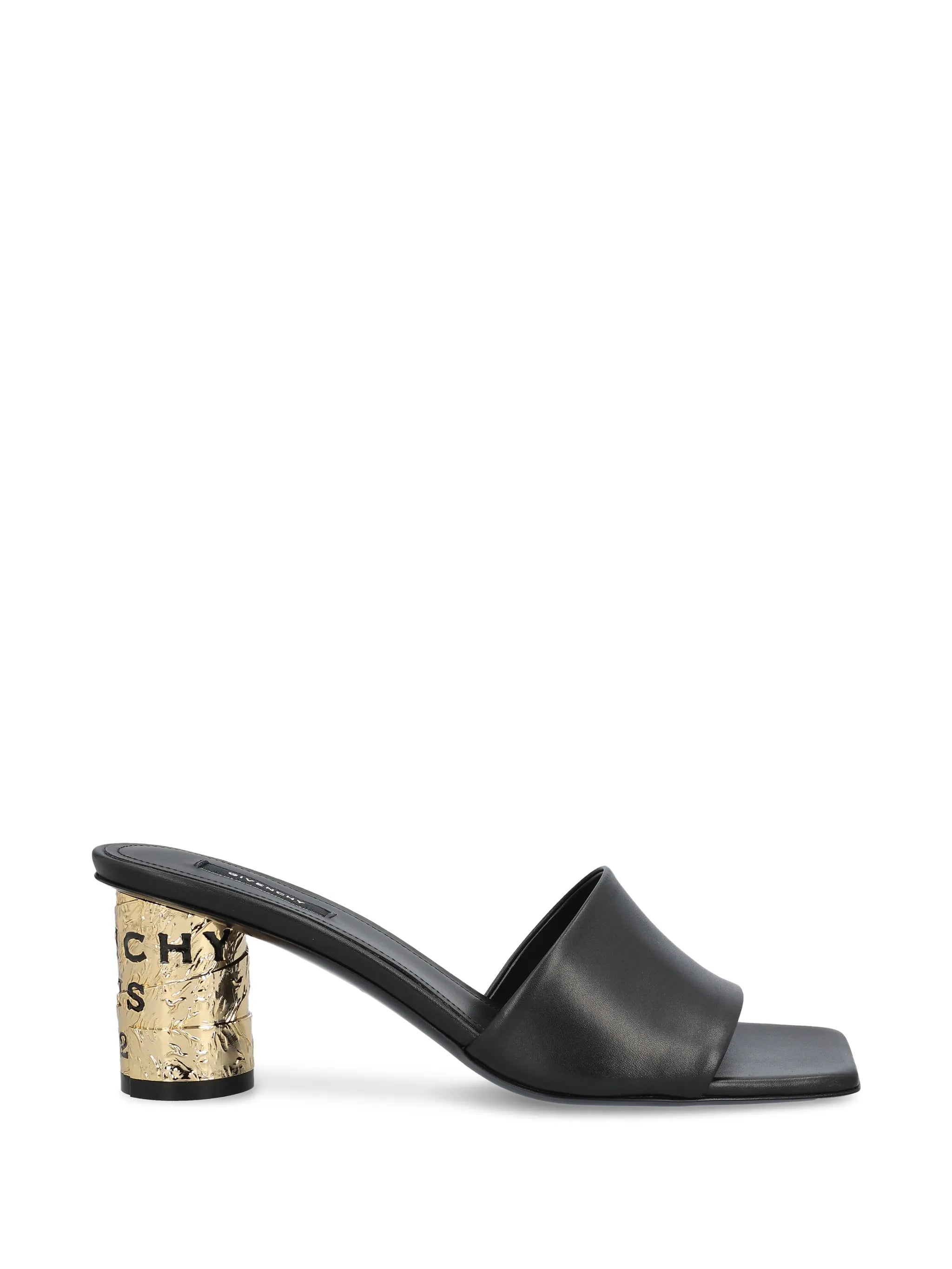 Givenchy Givenchy Logo-embossed Leather Sandals