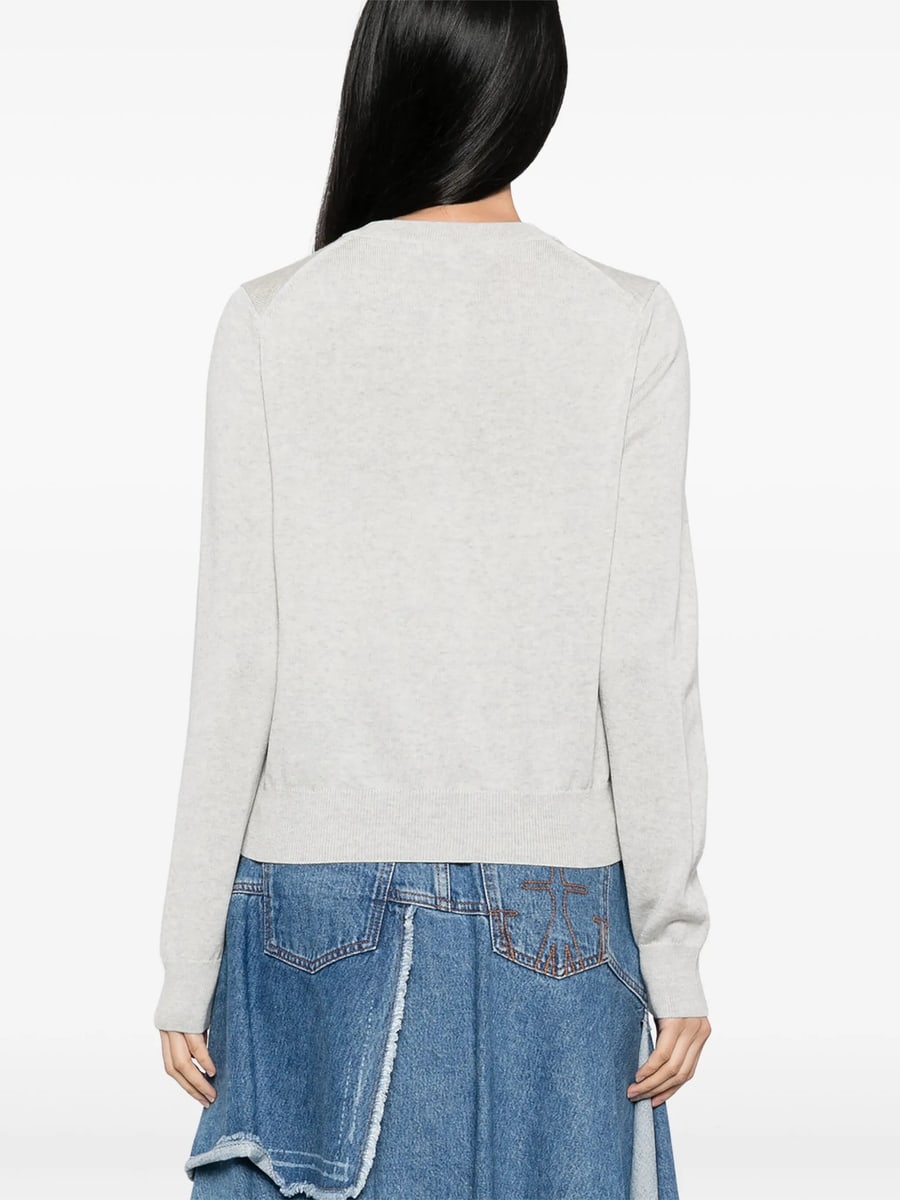 Maison Kitsuné Maison Kitsuné Logo-patch Cardigan, view 5