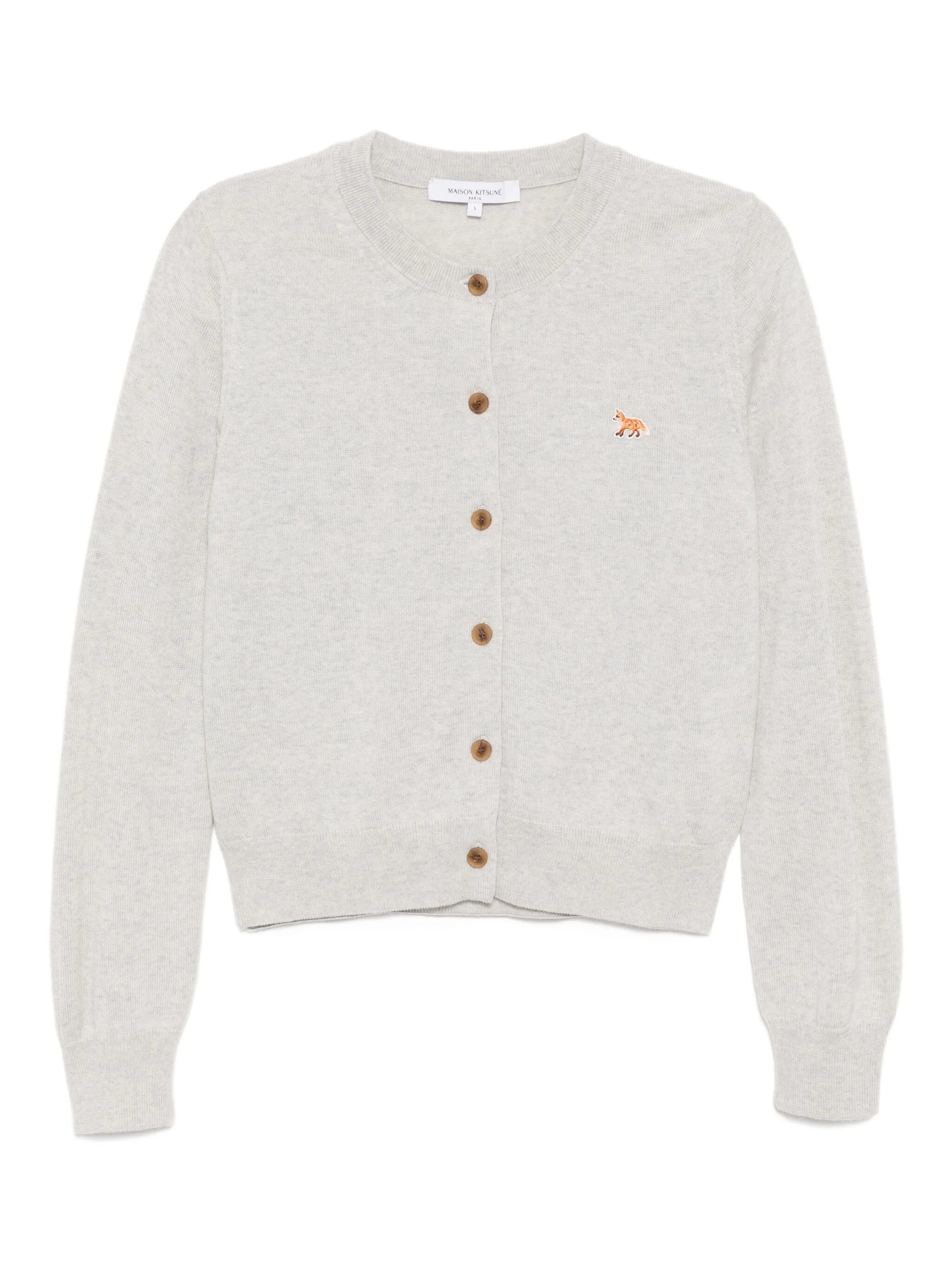Maison Kitsuné Maison Kitsuné Logo-patch Cardigan