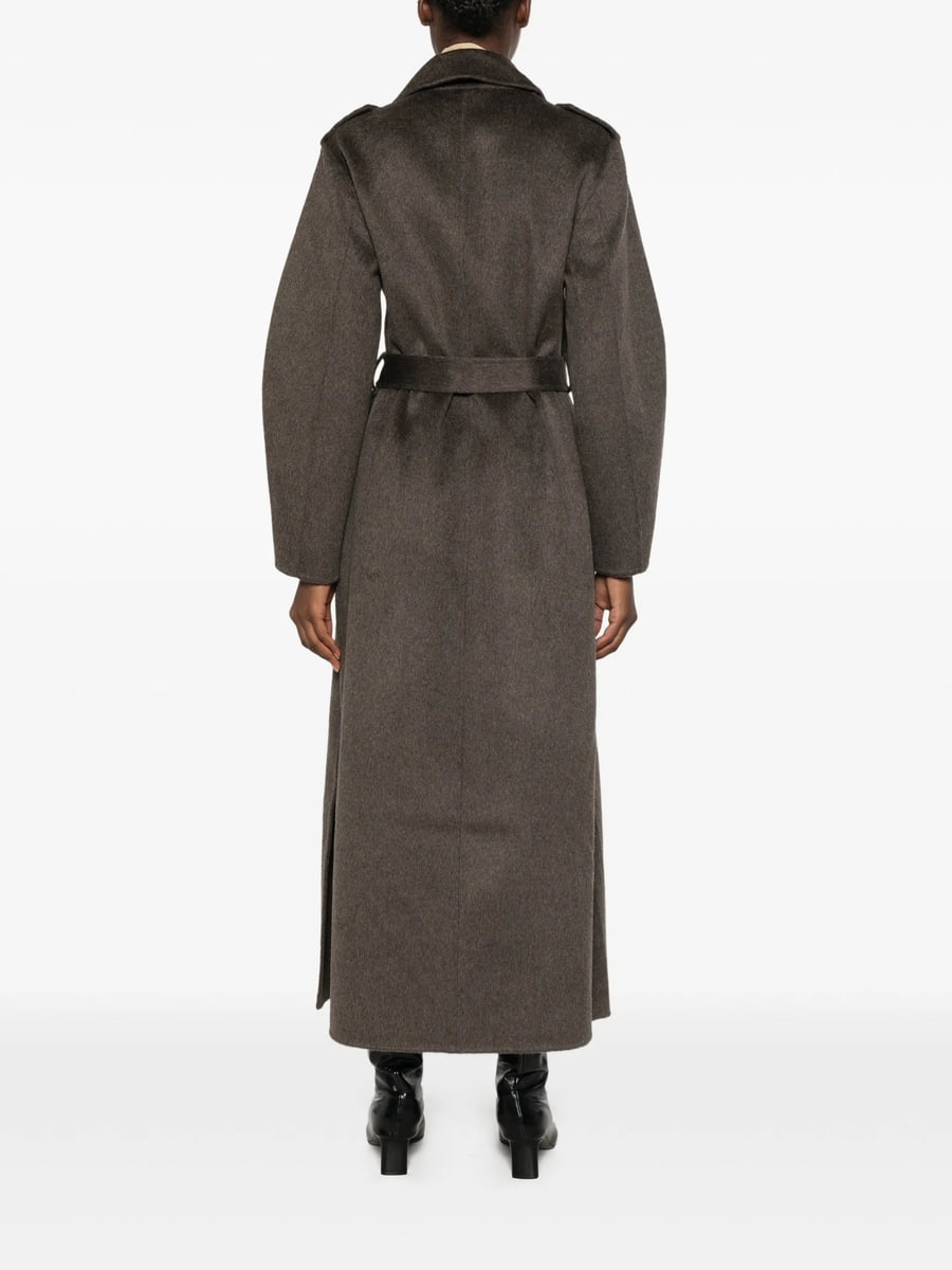 The Dynamis Studio The Dynamis Studio Double-breasted Belted Coat, view 5