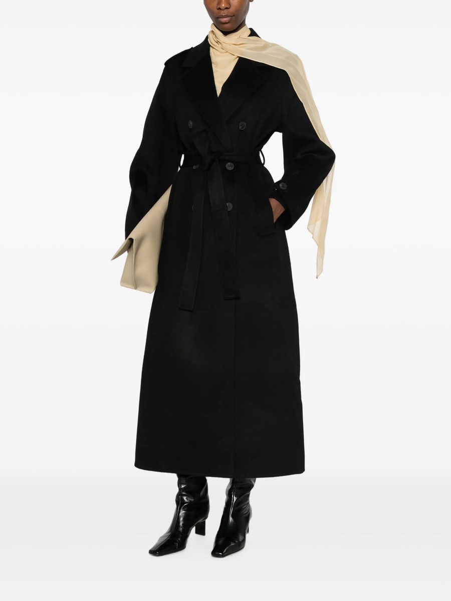 The Dynamis Studio The Dynamis Studio Double-breasted Belted Coat, view 2