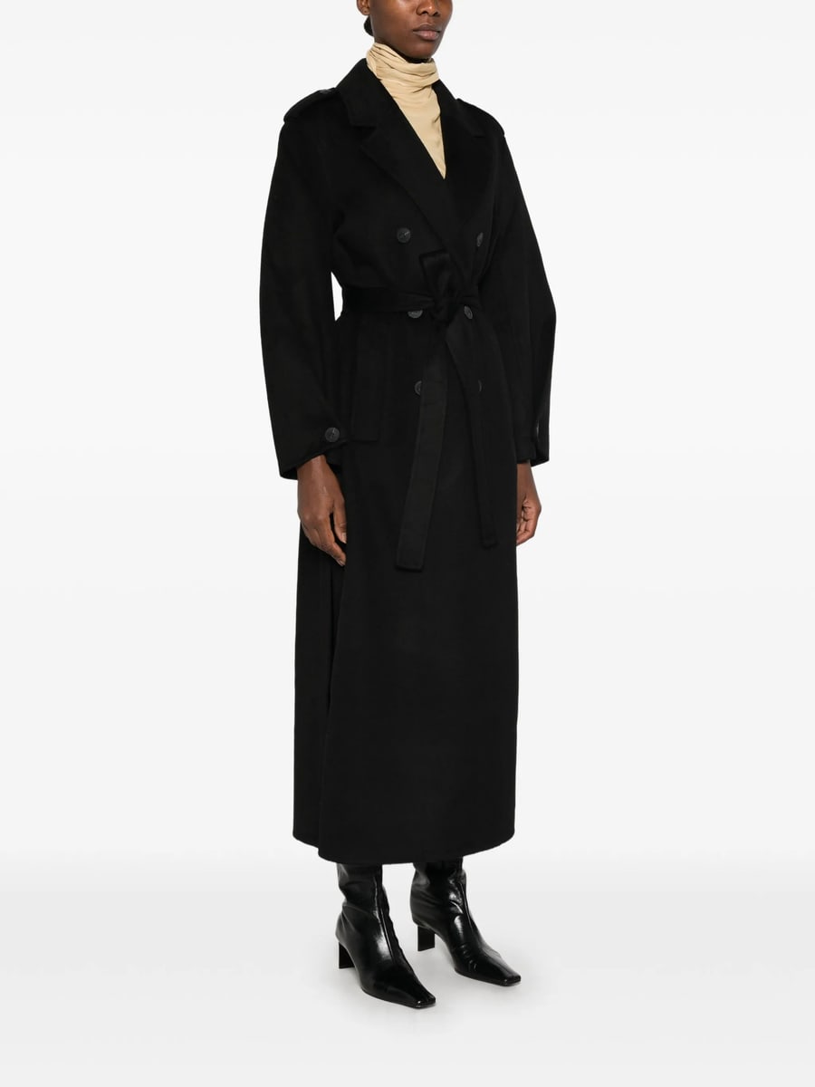 The Dynamis Studio The Dynamis Studio Double-breasted Belted Coat, view 4