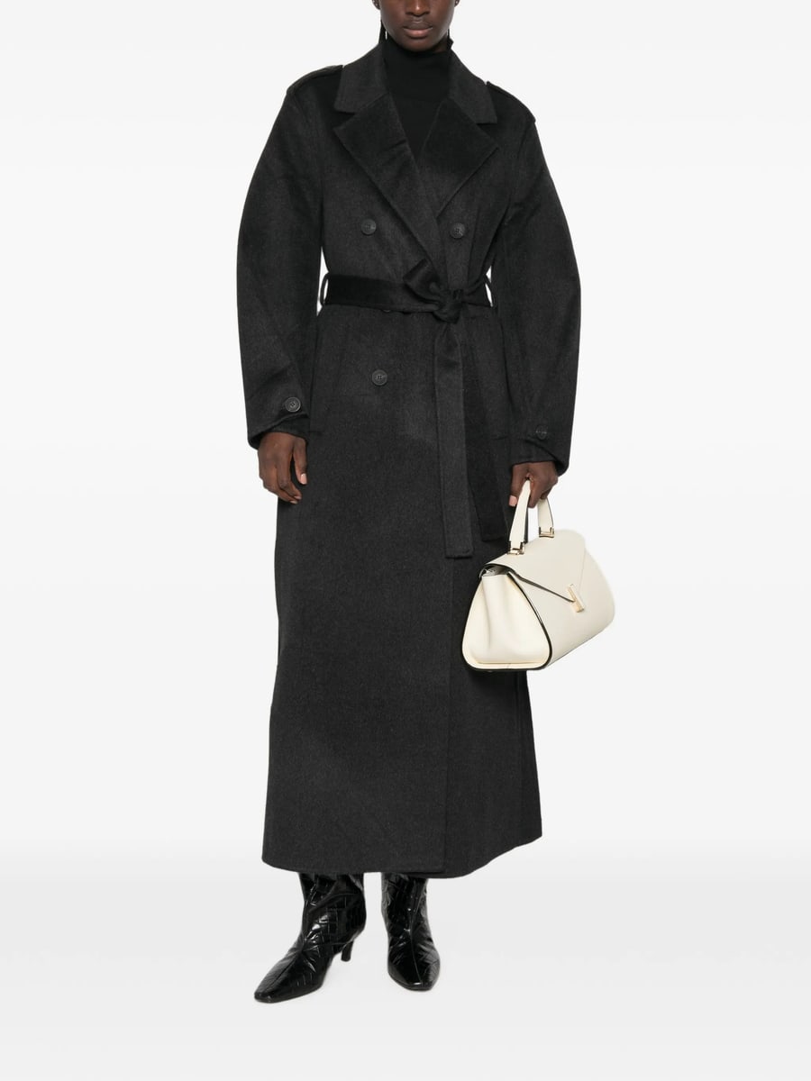 The Dynamis Studio The Dynamis Studio Double-breasted Belted Coat, view 2