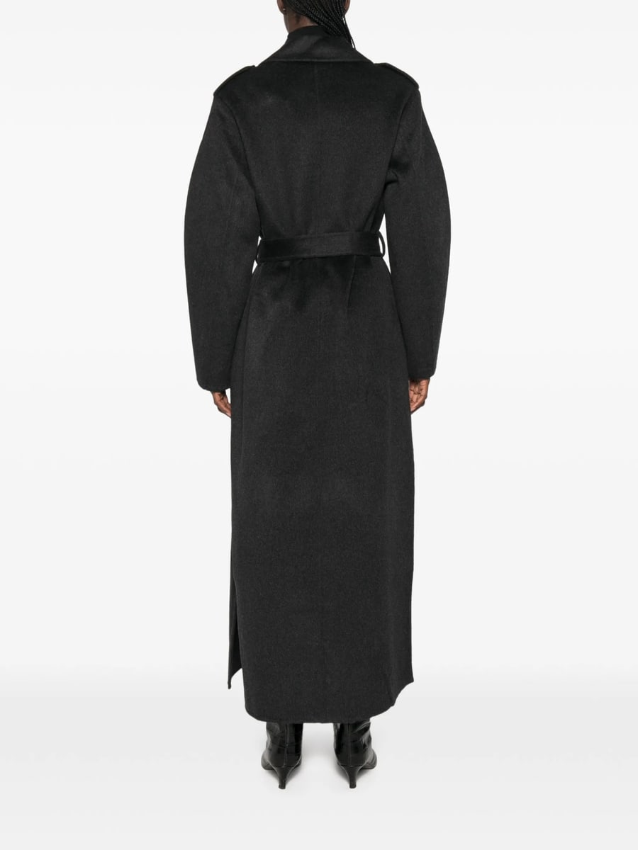 The Dynamis Studio The Dynamis Studio Double-breasted Belted Coat, view 4