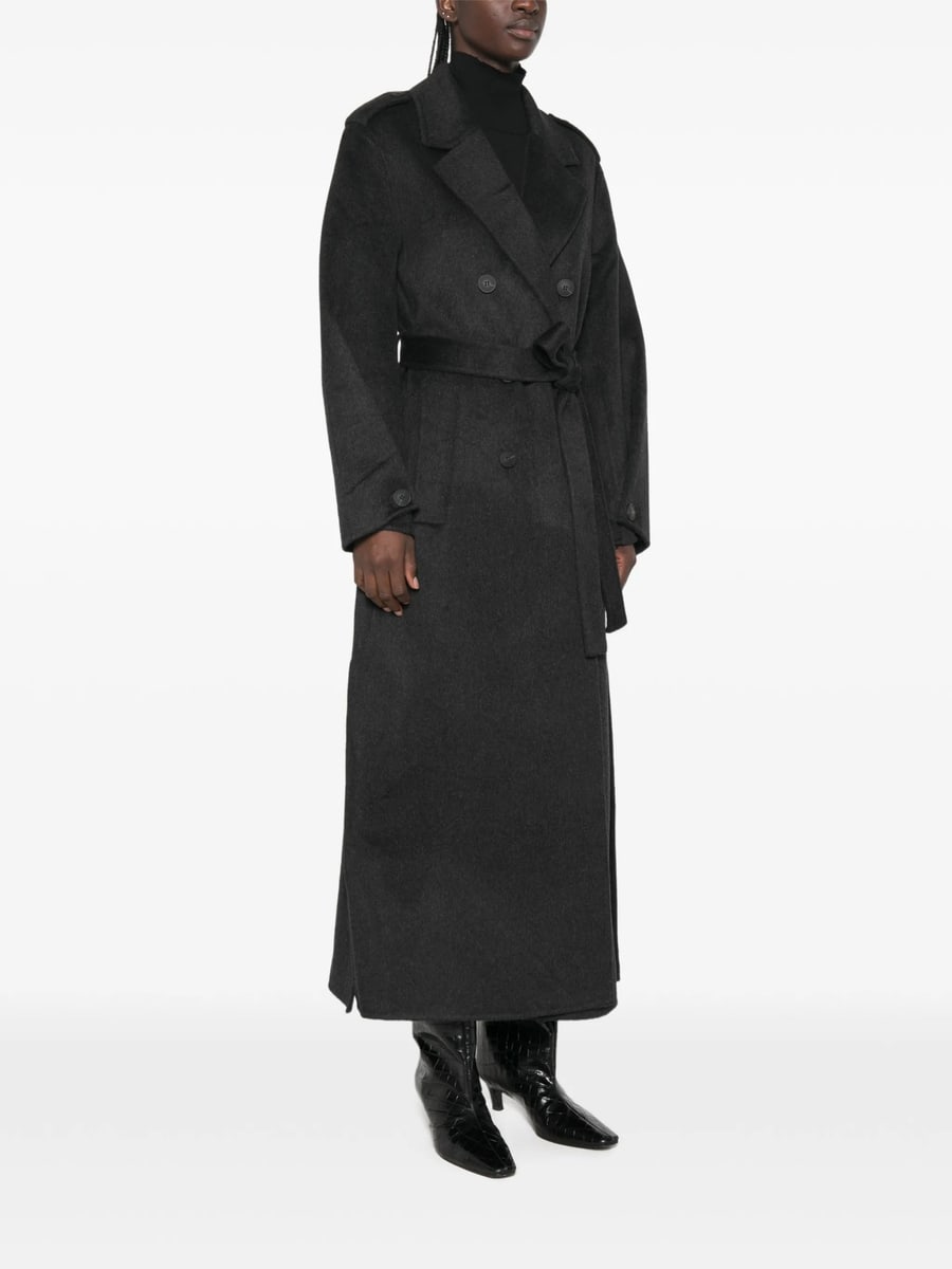 The Dynamis Studio The Dynamis Studio Double-breasted Belted Coat, view 5