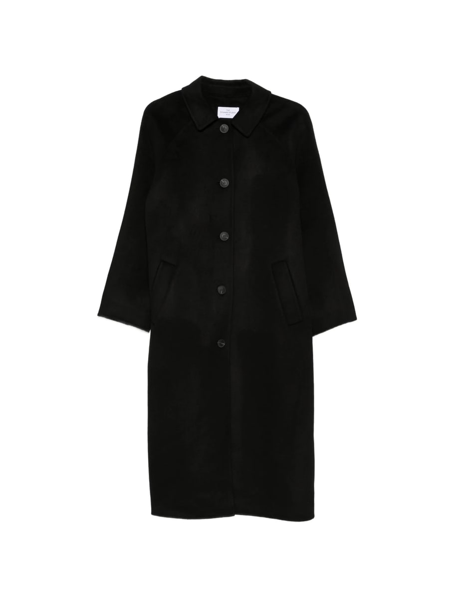 The Dynamis Studio The Dynamis Studio Raglan-sleeve Button-down Coat