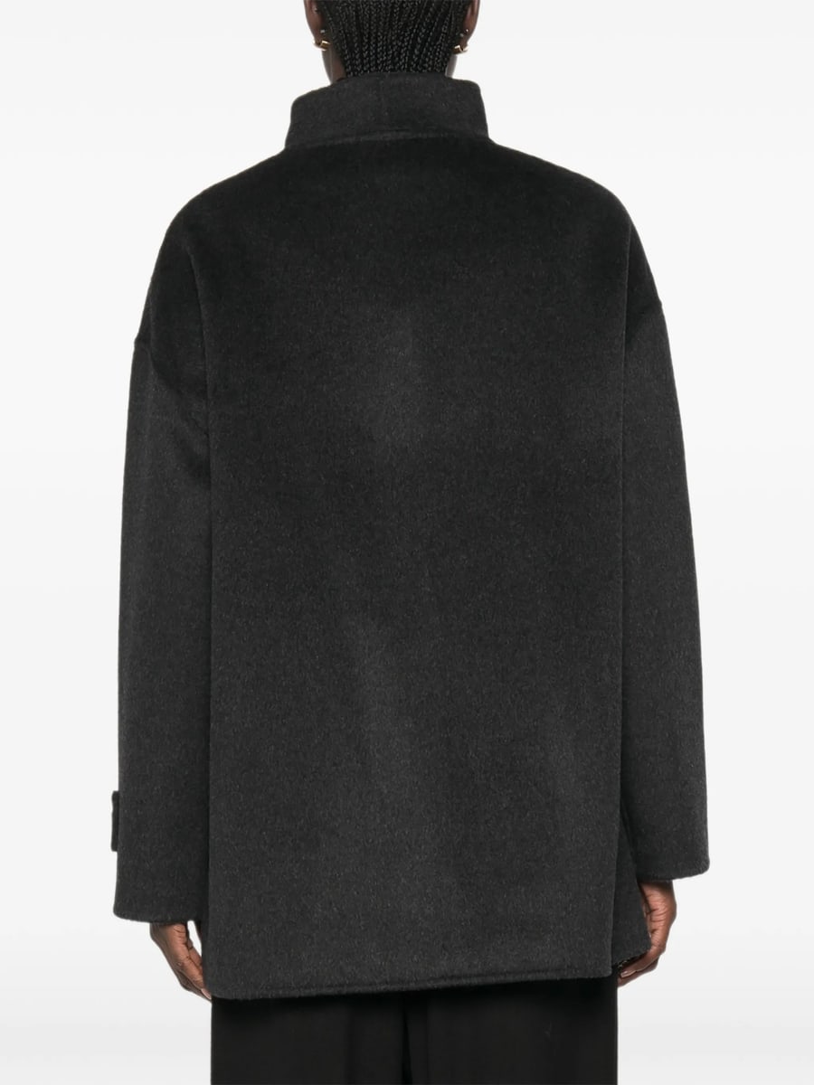 The Dynamis Studio The Dynamis Studio High-neck Patch-pocket Coat, view 5