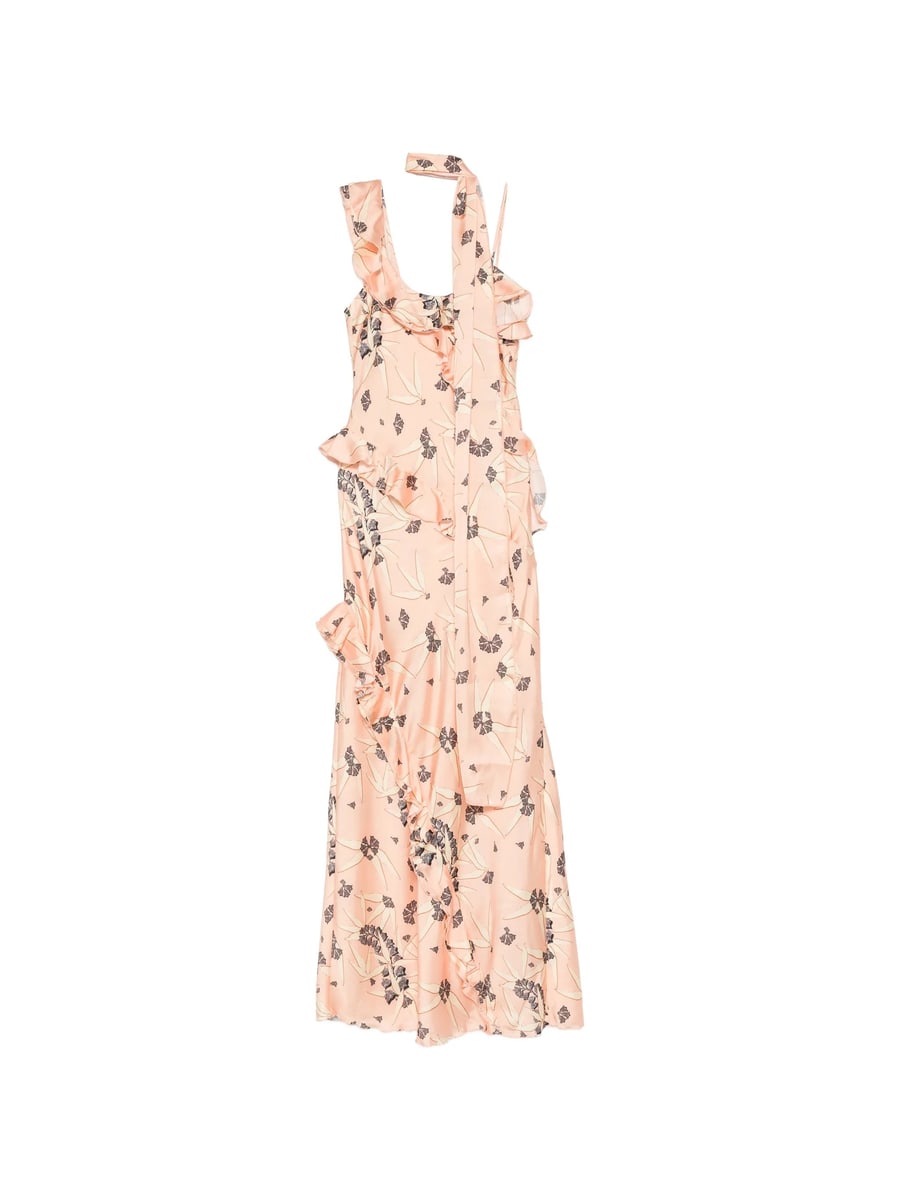Siedres Siedres Monica Ruffled Floral Maxi Dress