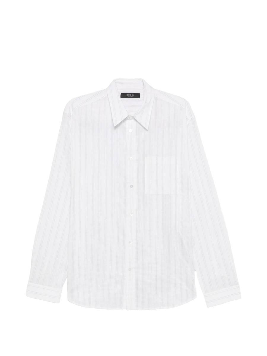 Gucci Gucci Striped-pattern Chest-pocket Shirt