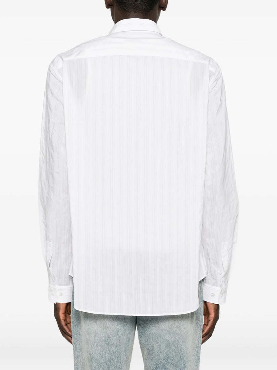 Gucci Gucci Striped-pattern Chest-pocket Shirt, view 4