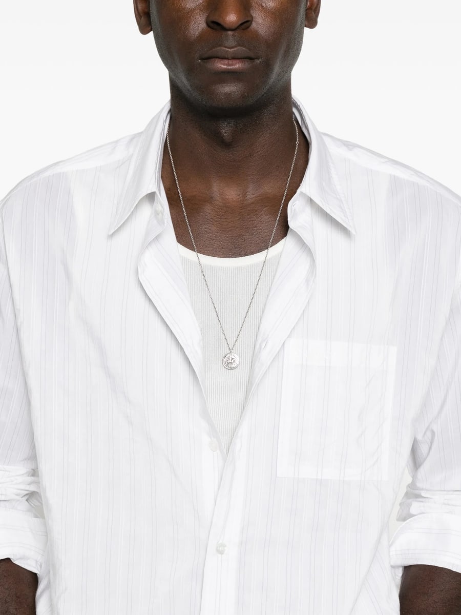 Gucci Gucci Striped-pattern Chest-pocket Shirt, view 5