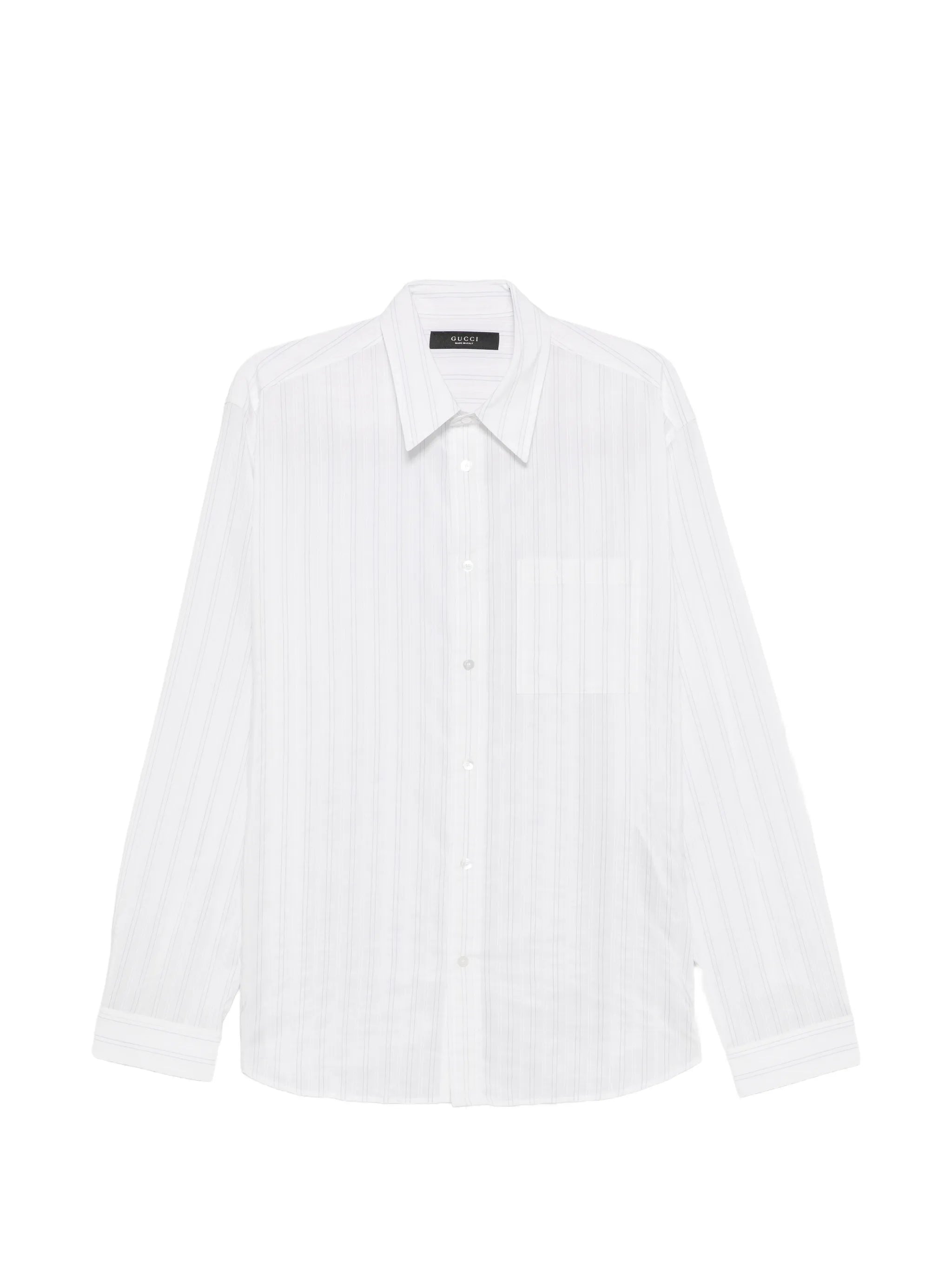 Gucci Gucci Striped-pattern Chest-pocket Shirt