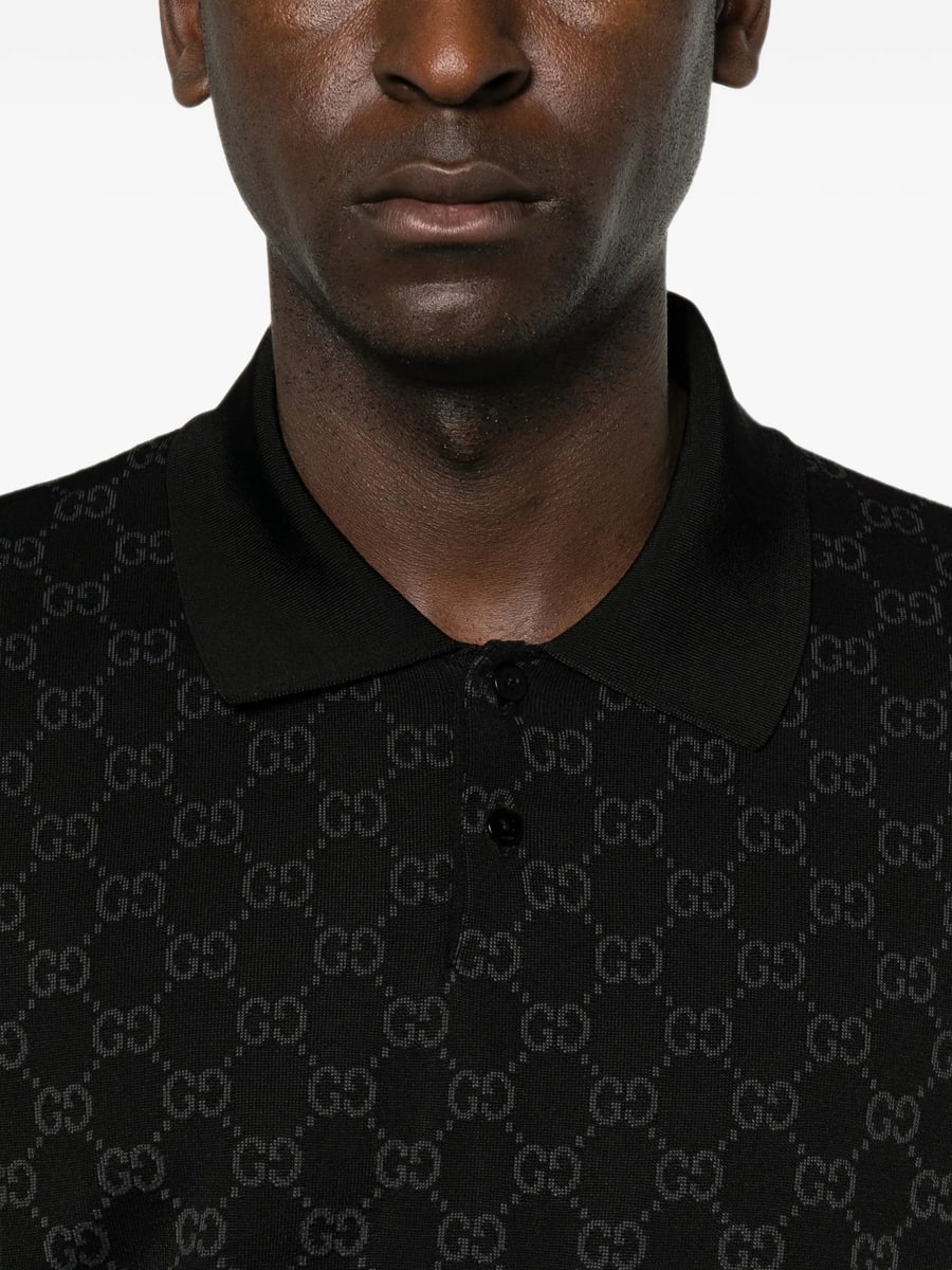 Gucci Gucci GG Supreme Polo Shirt, view 2
