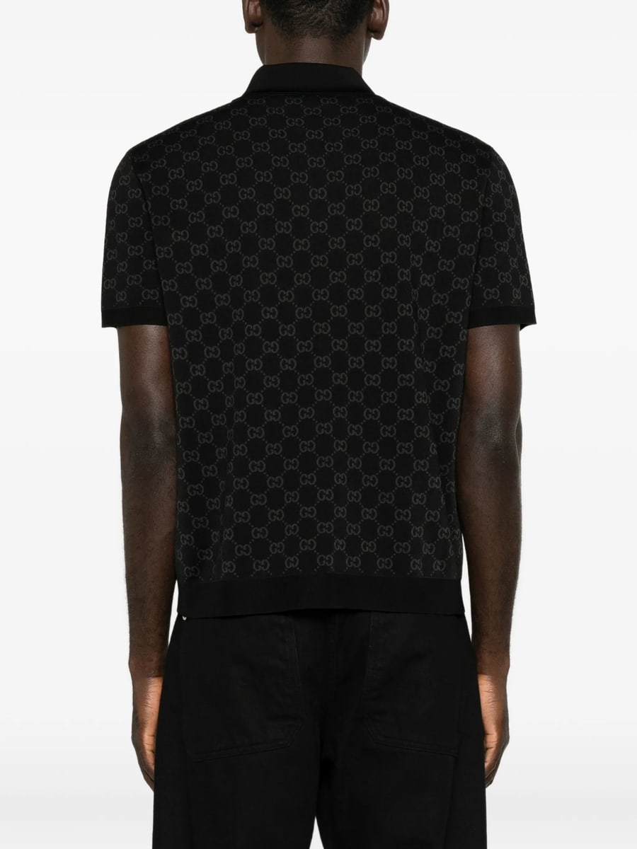 Gucci Gucci GG Supreme Polo Shirt, view 4