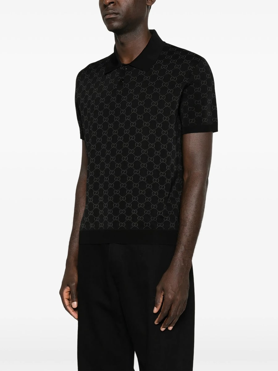 Gucci Gucci GG Supreme Polo Shirt, view 5