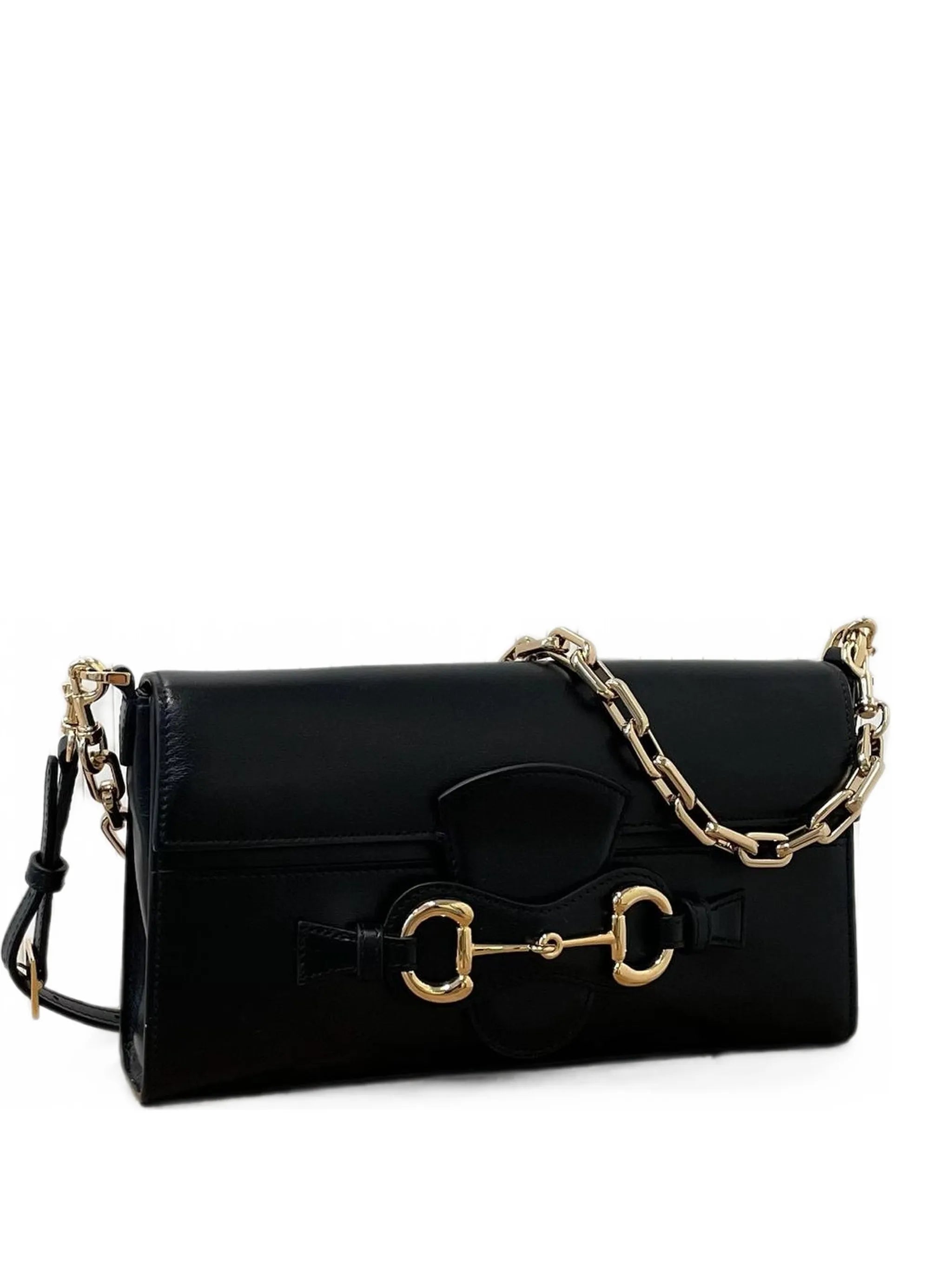 Gucci Gucci Horsebit Ristretto Medium Shoulder Bag