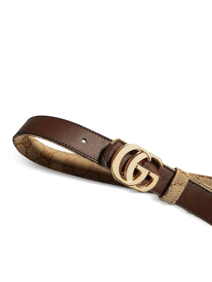 Gucci Gucci REVERSIBLE CUT GG MARMONT BELT, view 2