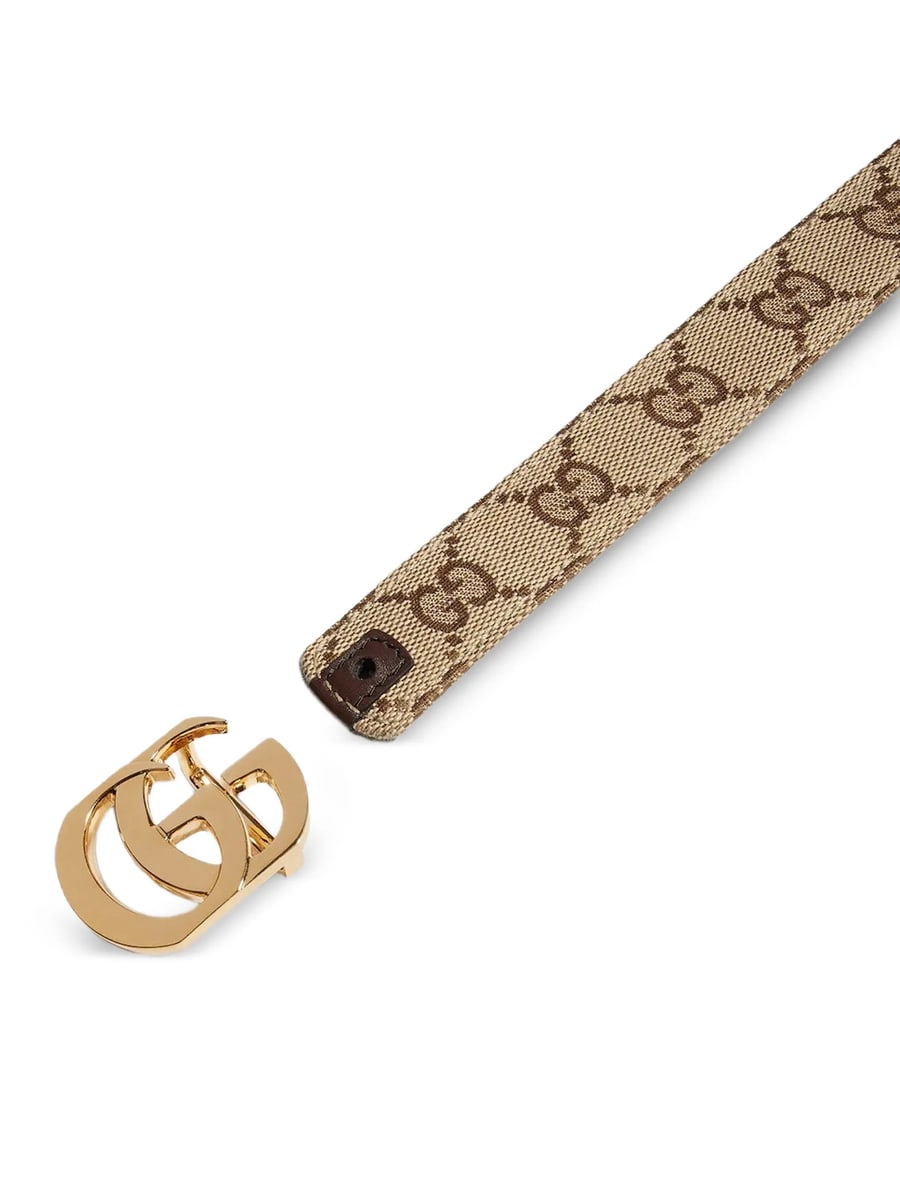Gucci Gucci REVERSIBLE CUT GG MARMONT BELT, view 3