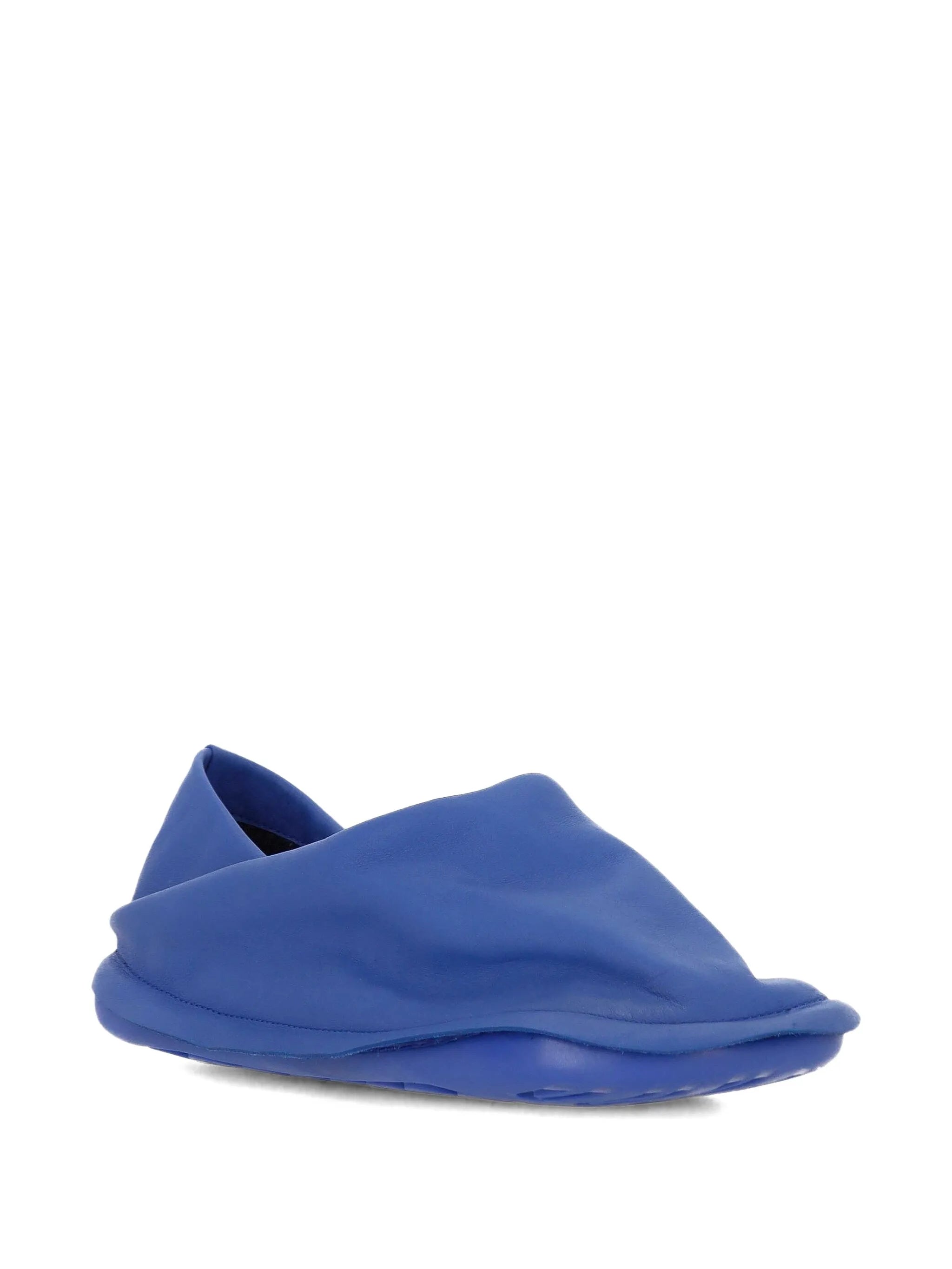 Camper X Issey Miyake Camper X Issey Miyake X Issey Miyake Leather Draped Loafers, view 2