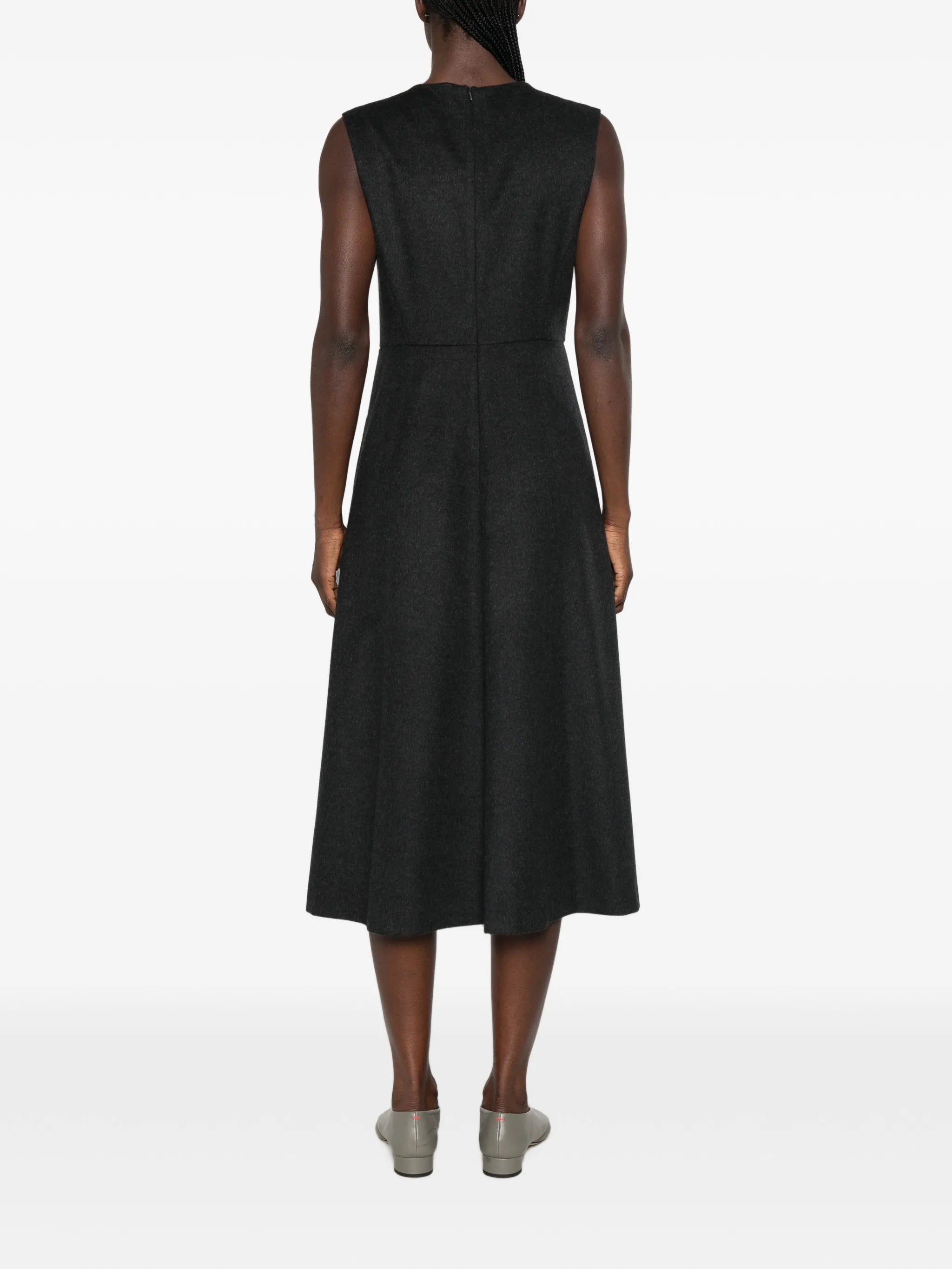 Max Mara Studio Max Mara Studio Curva Sleeveless Midi Dress, view 2