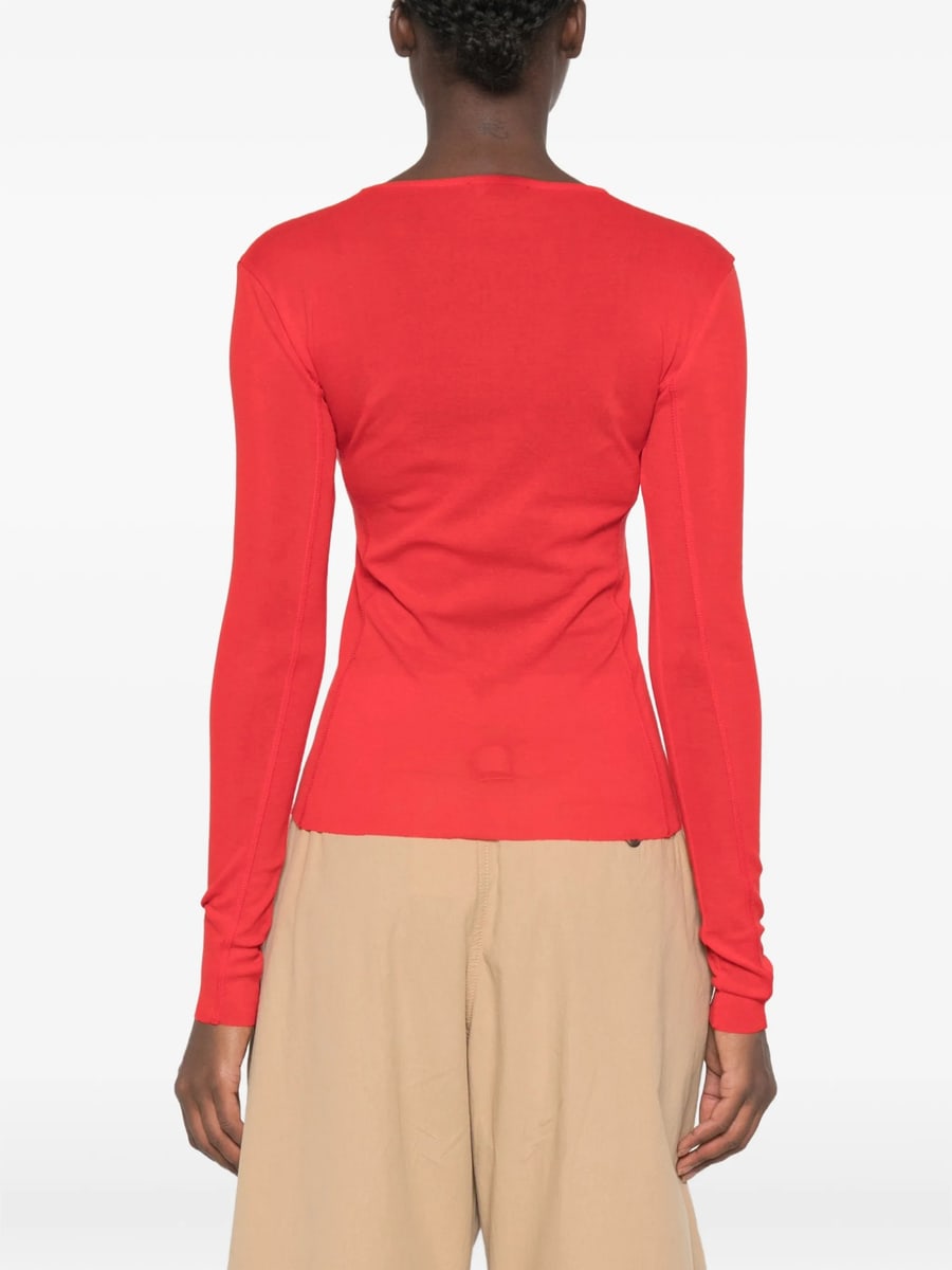 Soeur Soeur Lester Long-sleeve Boat-neck T-shirt, view 5