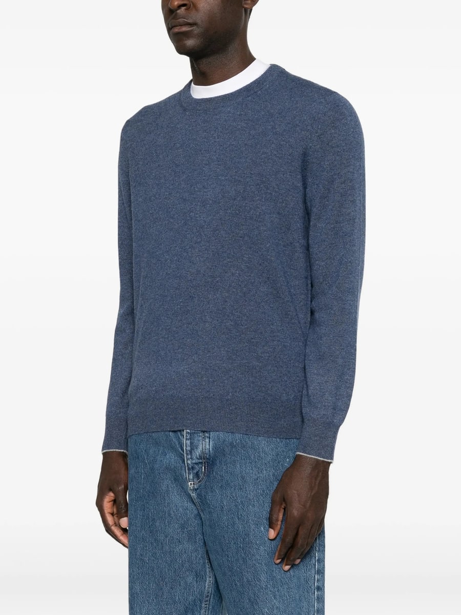 Brunello Cucinelli Brunello Cucinelli Crew-neck Long-sleeve Sweater, view 4
