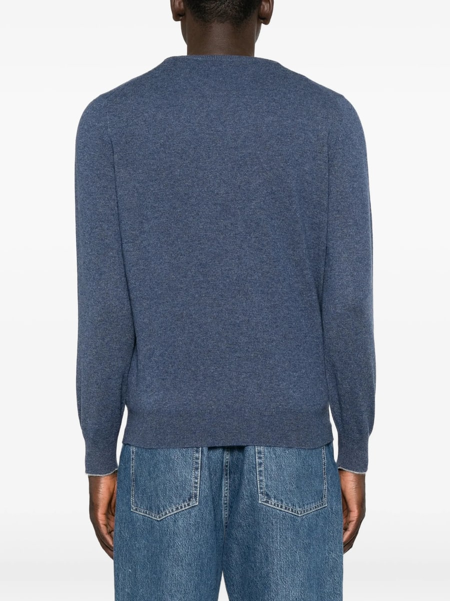 Brunello Cucinelli Brunello Cucinelli Crew-neck Long-sleeve Sweater, view 5