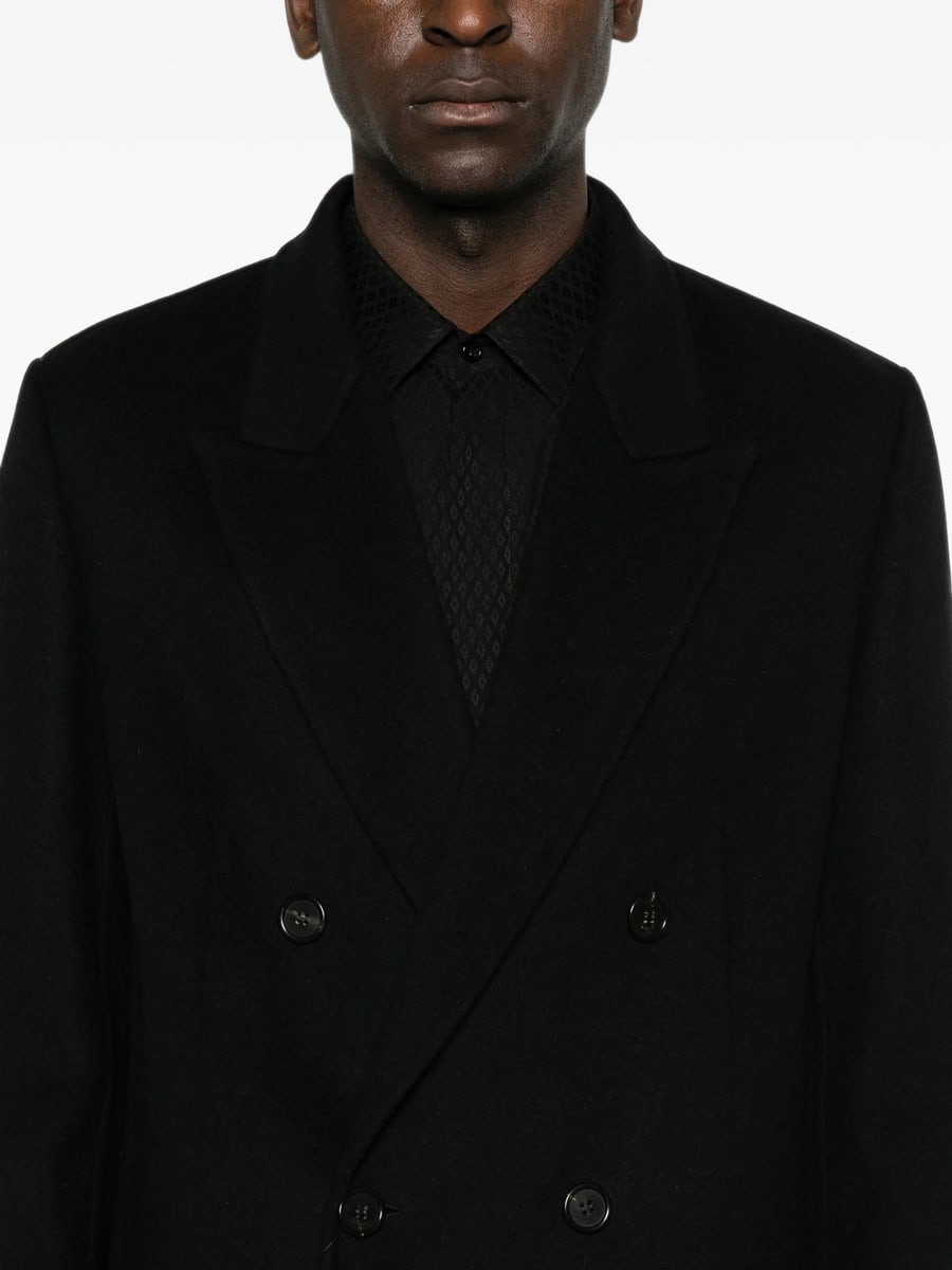 Saint Laurent Saint Laurent Double-breasted Coat, view 2