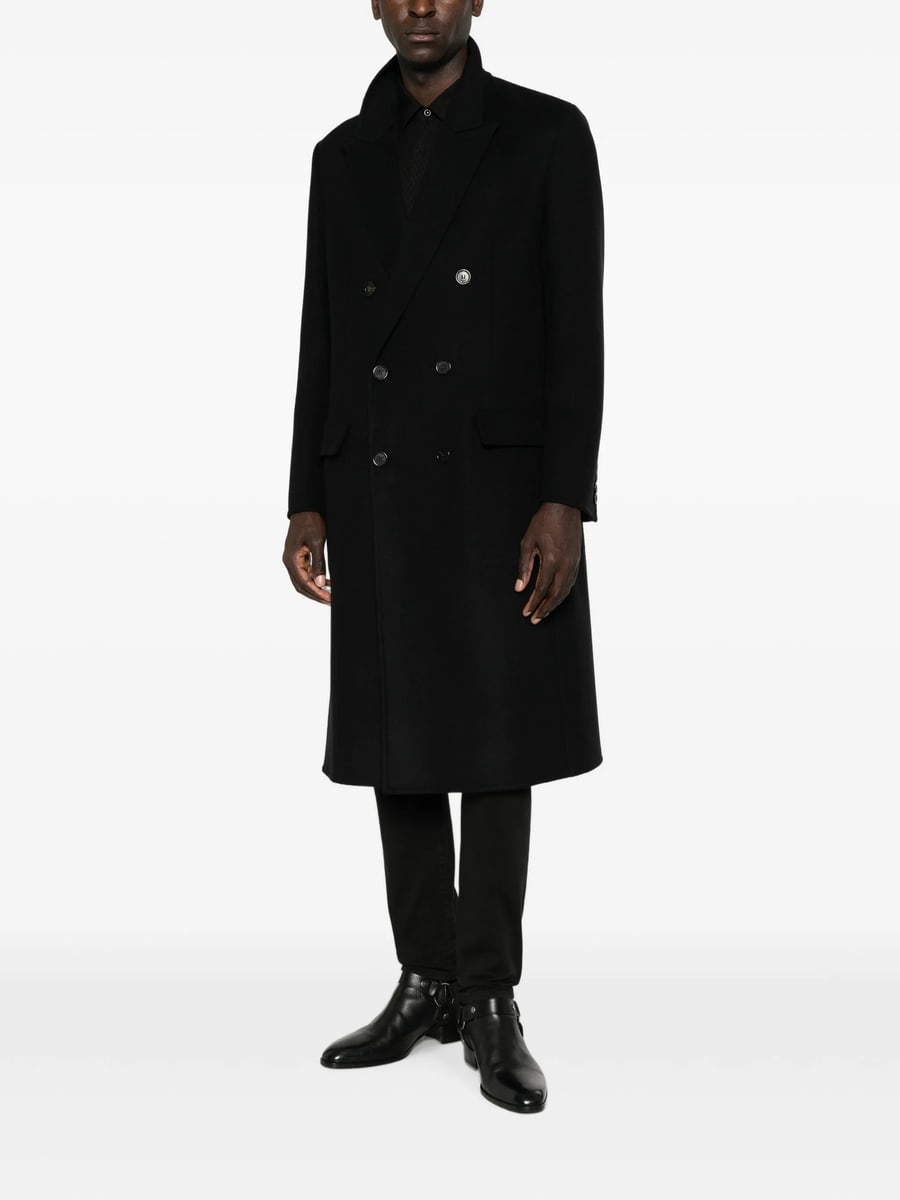 Saint Laurent Saint Laurent Double-breasted Coat, view 3