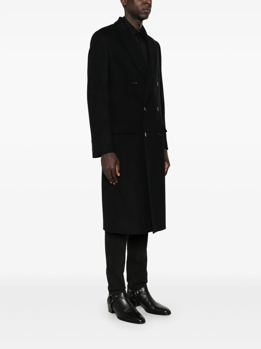 Saint Laurent Saint Laurent Double-breasted Coat, view 4