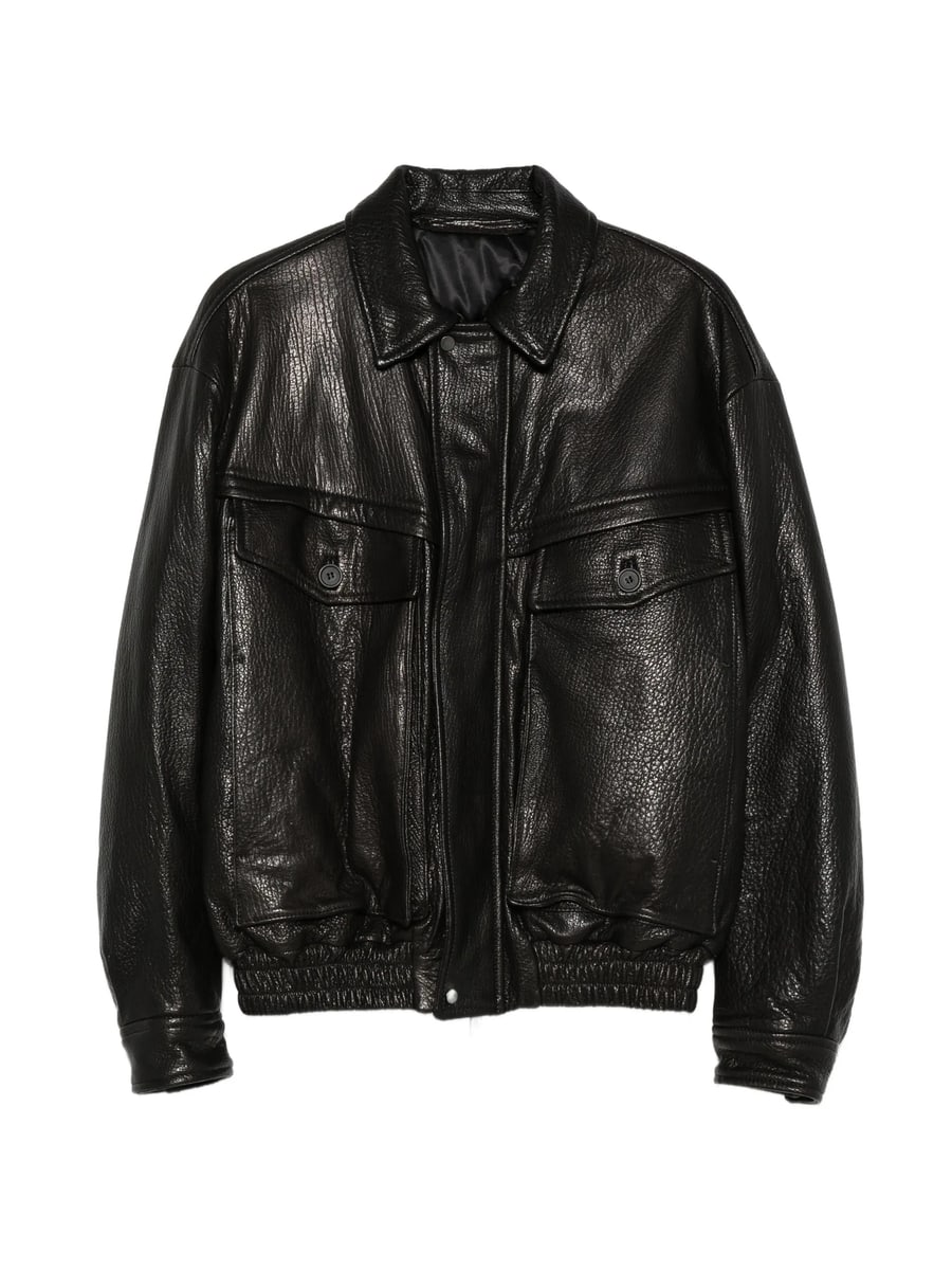 Santoro Santoro Grainy Leather Jacket