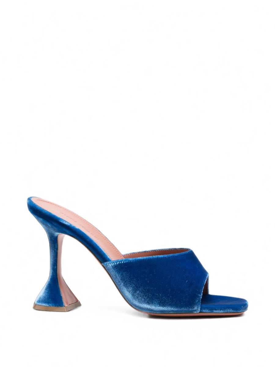 Amina Muaddi Amina Muaddi Lupita Velvet Sandals