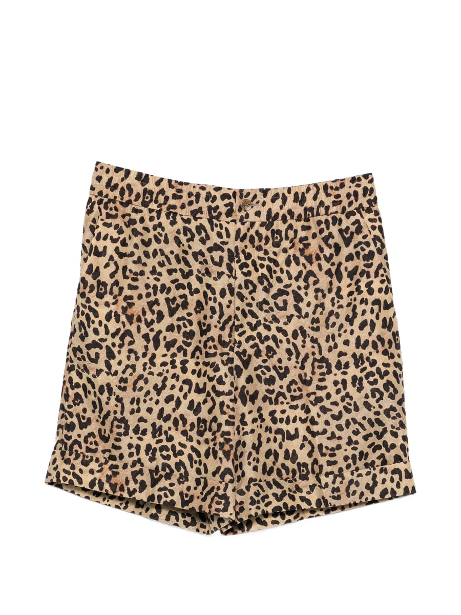 Valentino Valentino Leopard-print Shorts