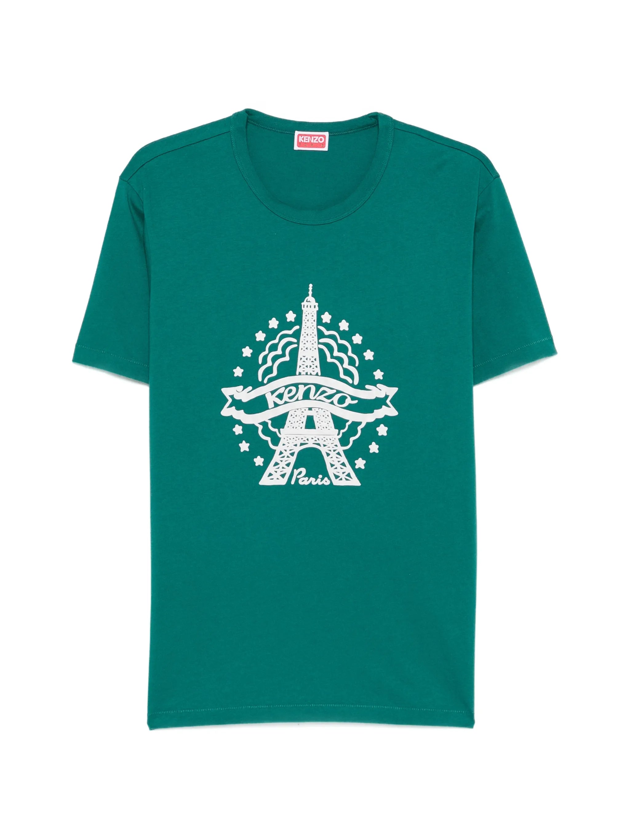 Kenzo Kenzo Eiffel Tower Graphic-print T-shirt