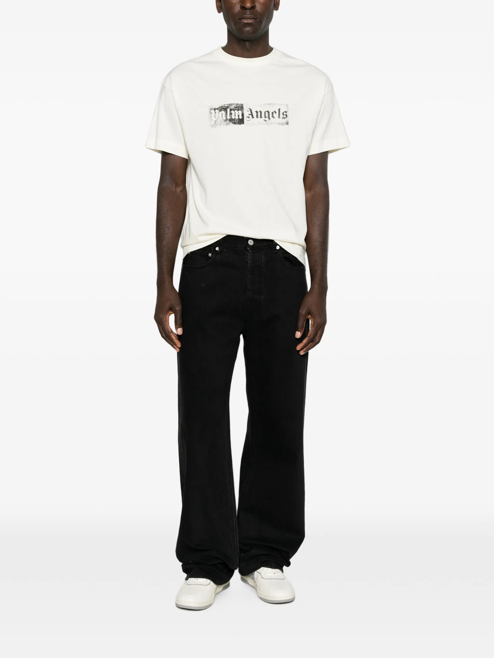 Palm Angels Palm Angels Logo-print T-shirt, view 2