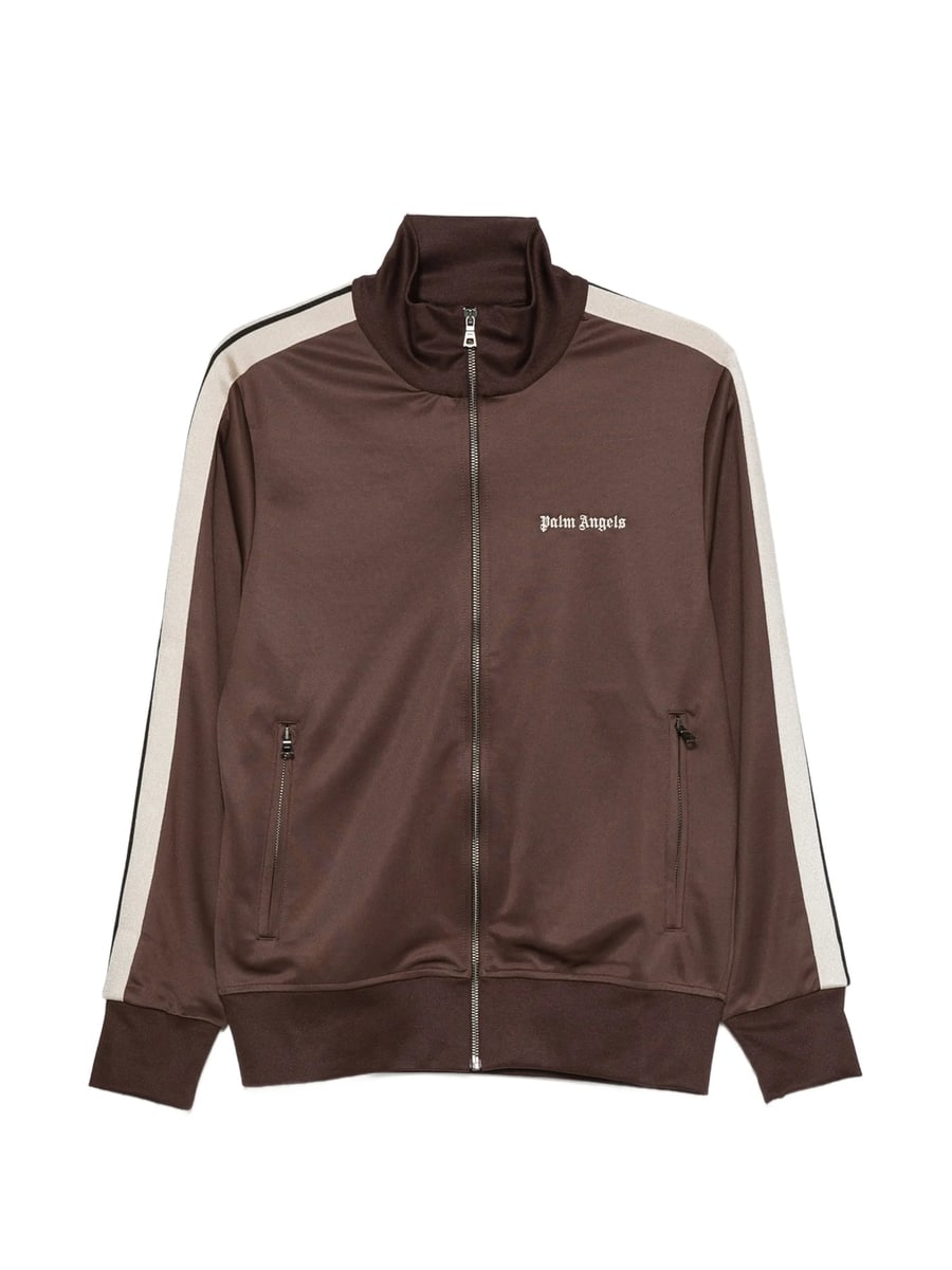 Palm Angels Palm Angels Logo-print Side-stripe Jacket