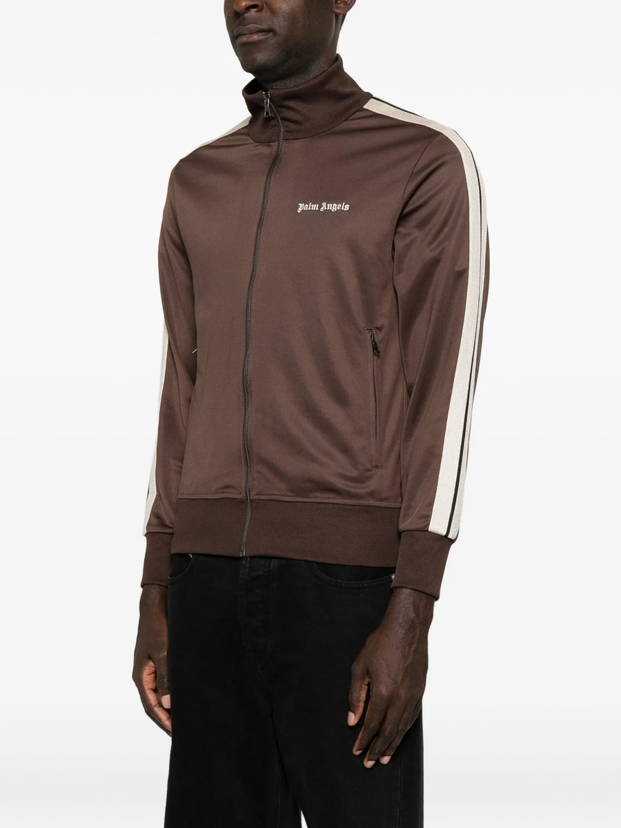 Palm Angels Palm Angels Logo-print Side-stripe Jacket, view 3