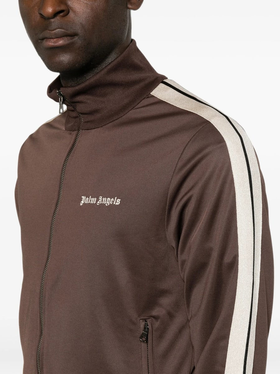 Palm Angels Palm Angels Logo-print Side-stripe Jacket, view 5