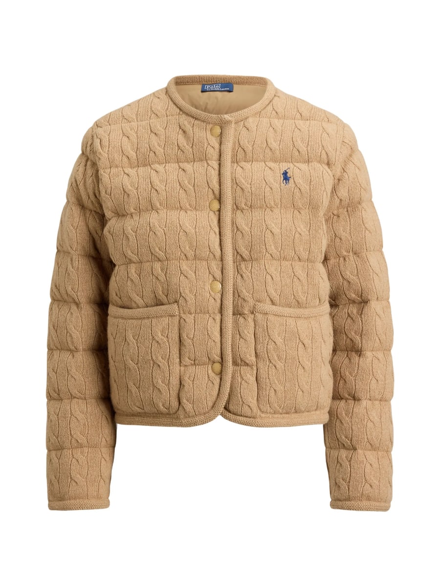Ralph Lauren Ralph Lauren Cable-knit Bomber Jacket