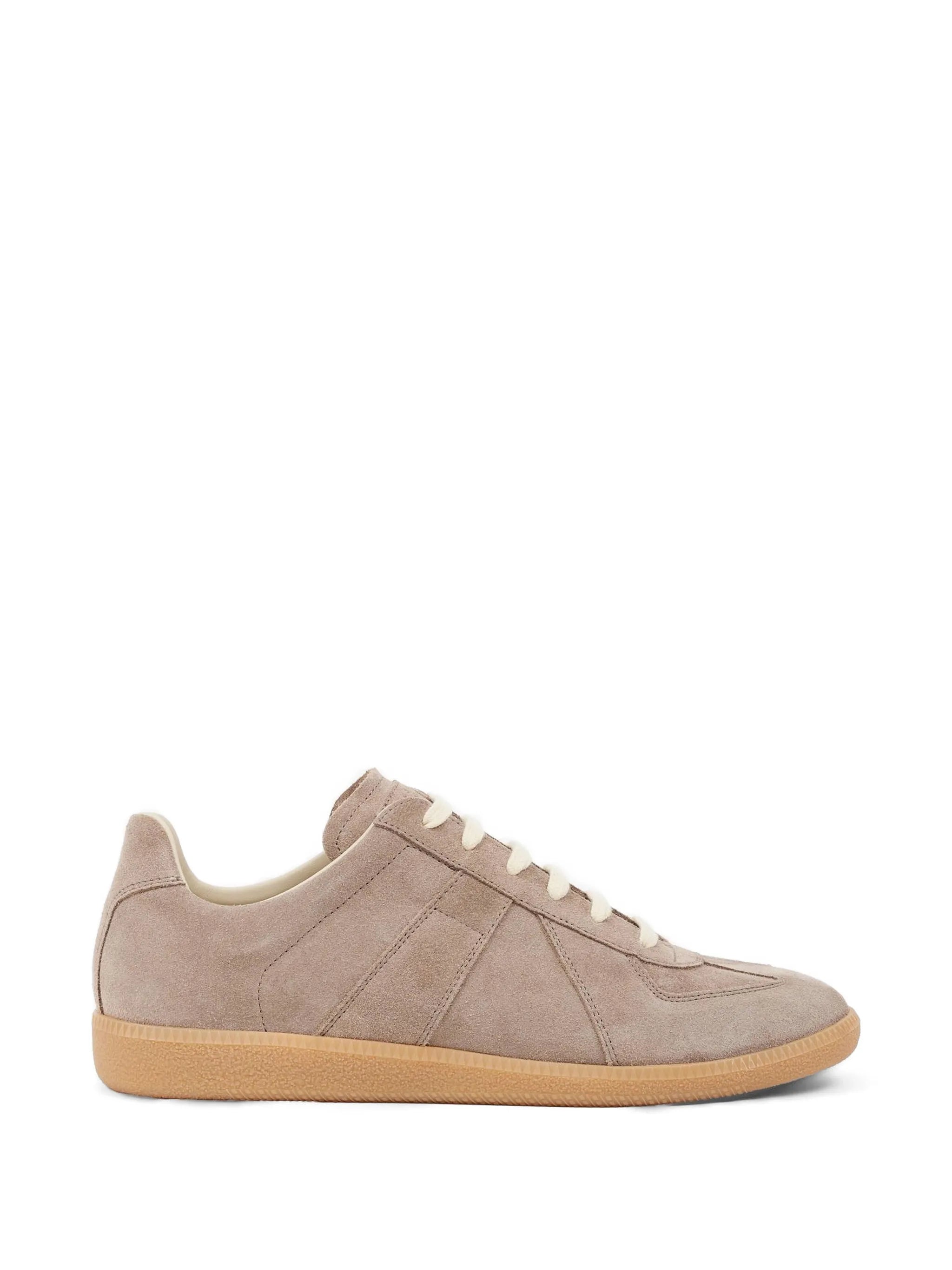 Maison Margiela Maison Margiela Replica Panelled Suede Sneakers