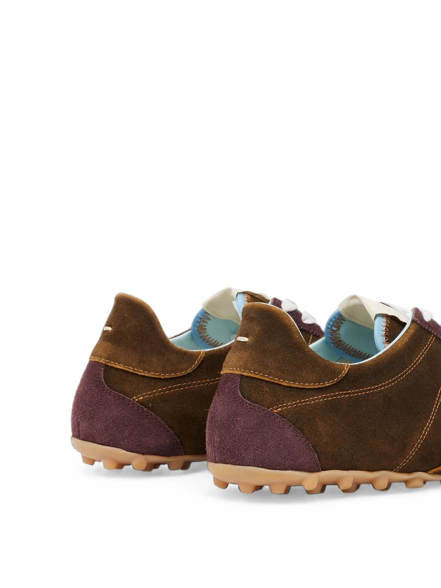 Maison Margiela Maison Margiela Sprinters Panelled Leather Sneakers, view 5