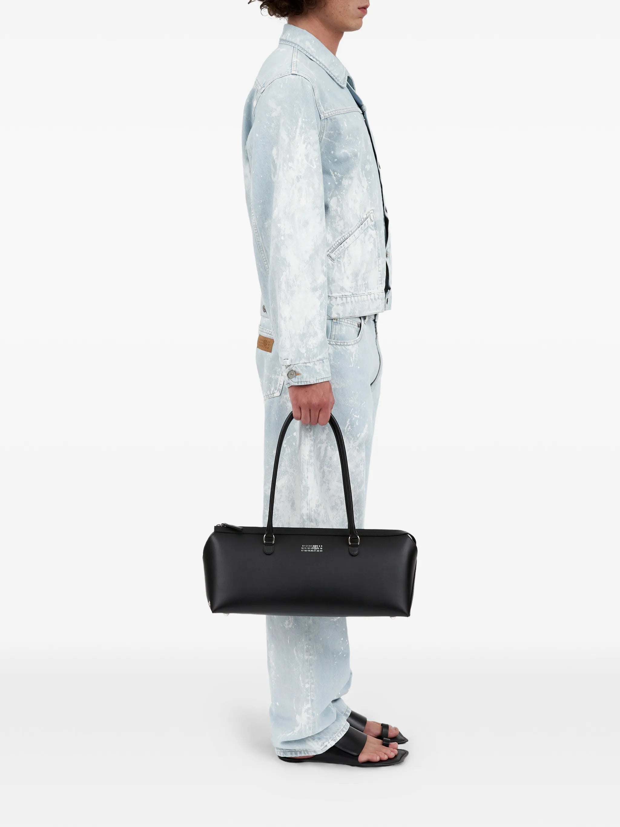 MM6 Maison Margiela Mm6 Maison Margiela Bauletto Shoulder Bag Large, view 2