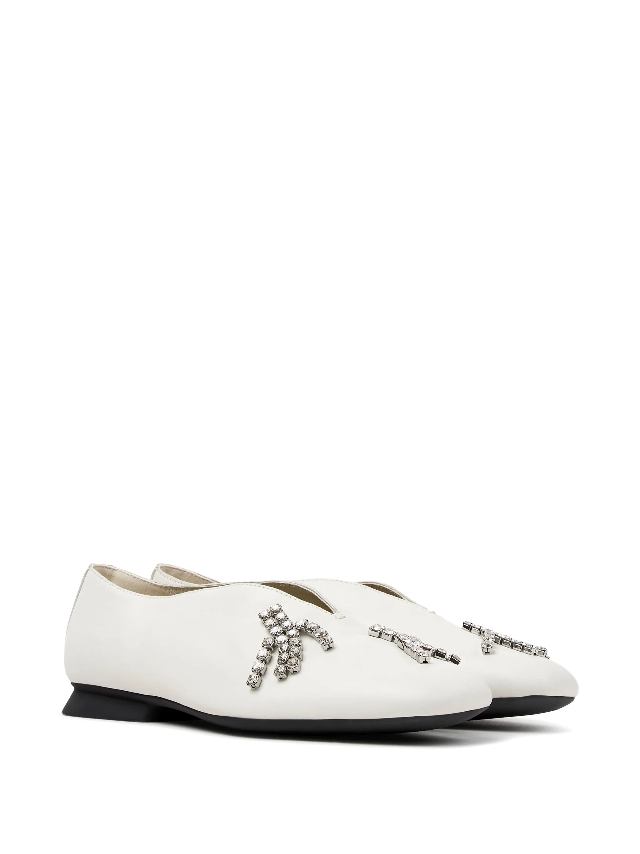 Camper Camper Casi Myra Crystal-embellished Ballet Flats, view 2