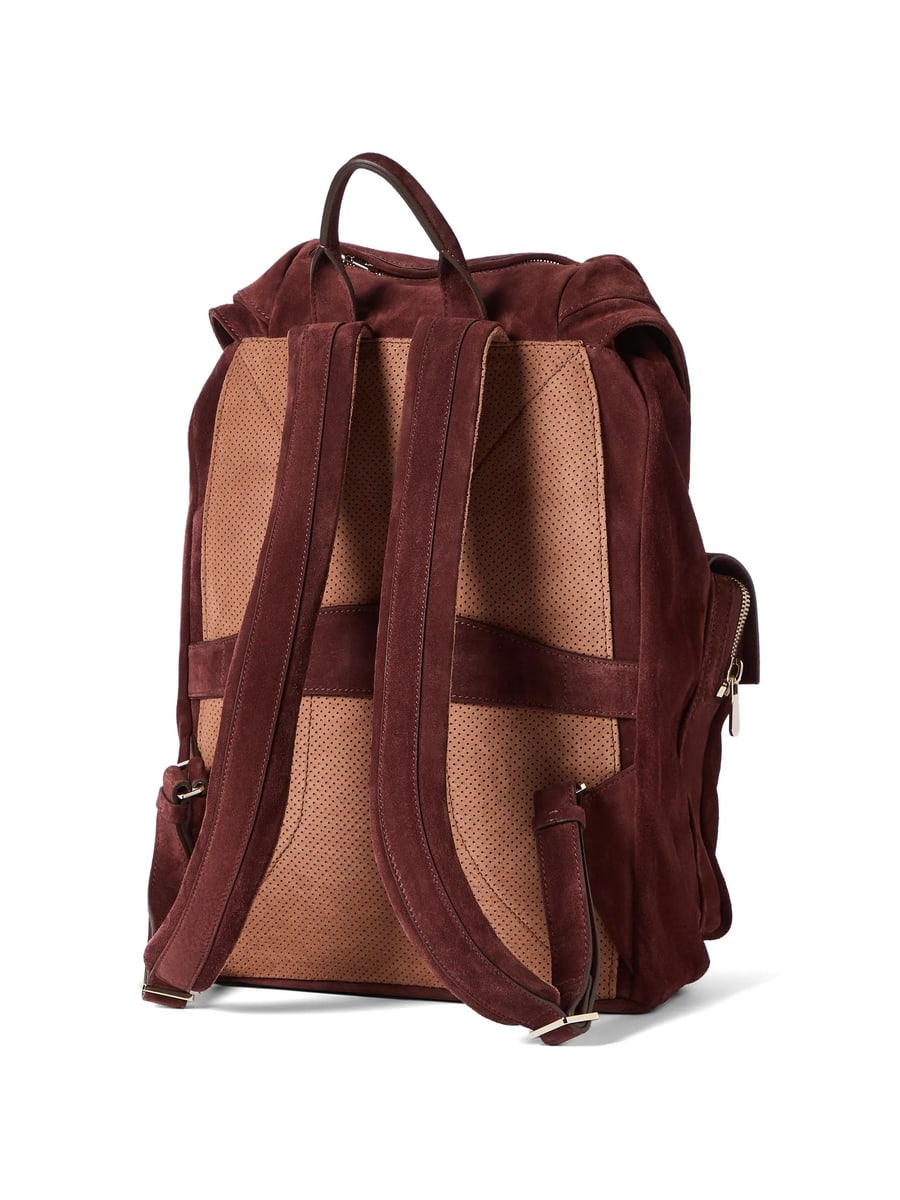 Brunello Cucinelli Brunello Cucinelli Suede Leisure Backpack, view 2