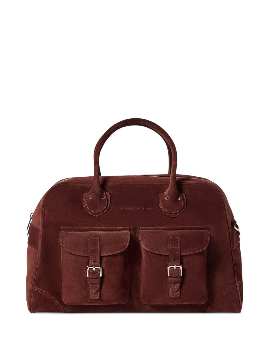 Brunello Cucinelli Brunello Cucinelli Suede Weekender Bag