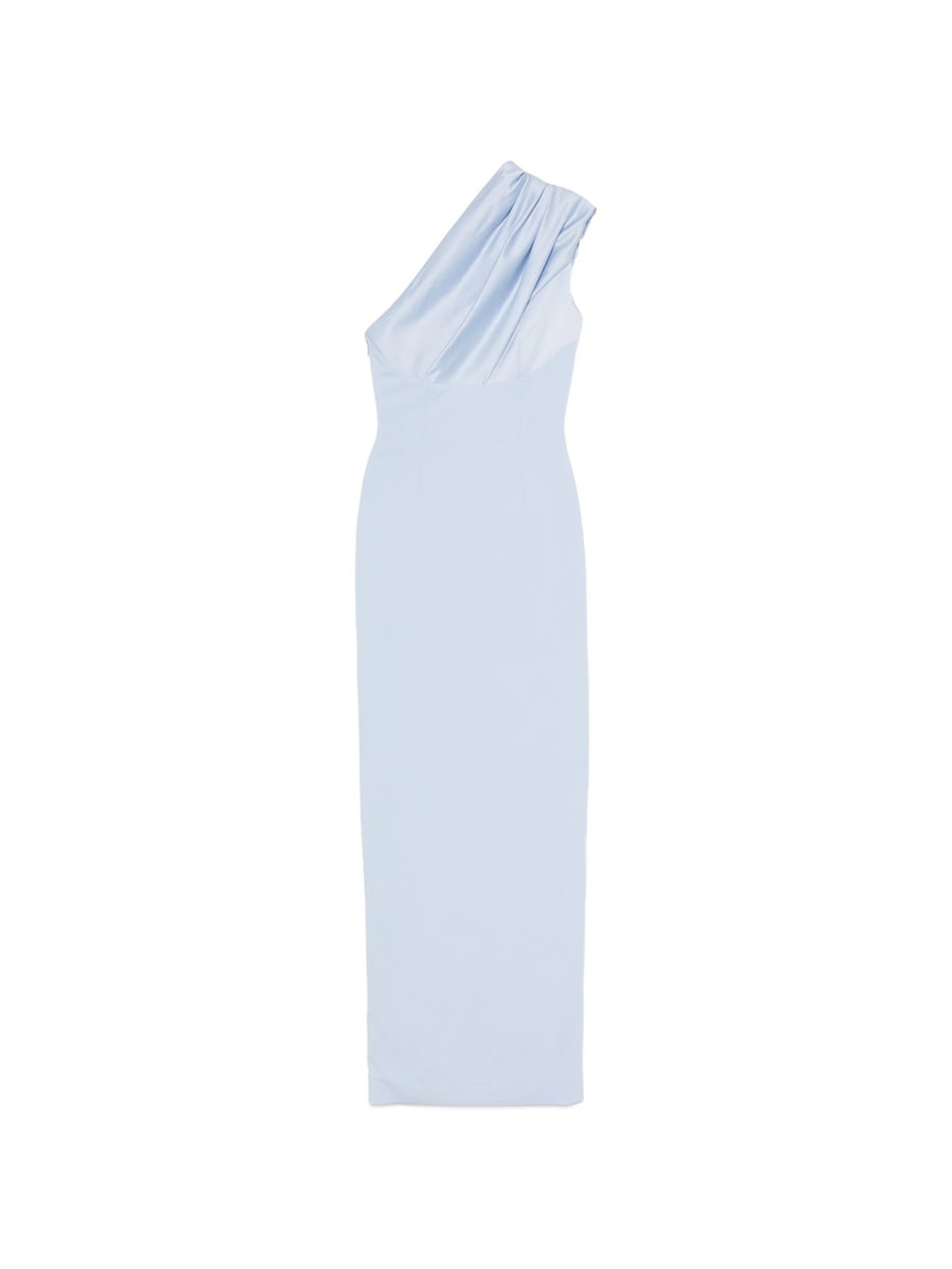 Solace London Solace London Gracie One-shoulder Draped Maxi Dress