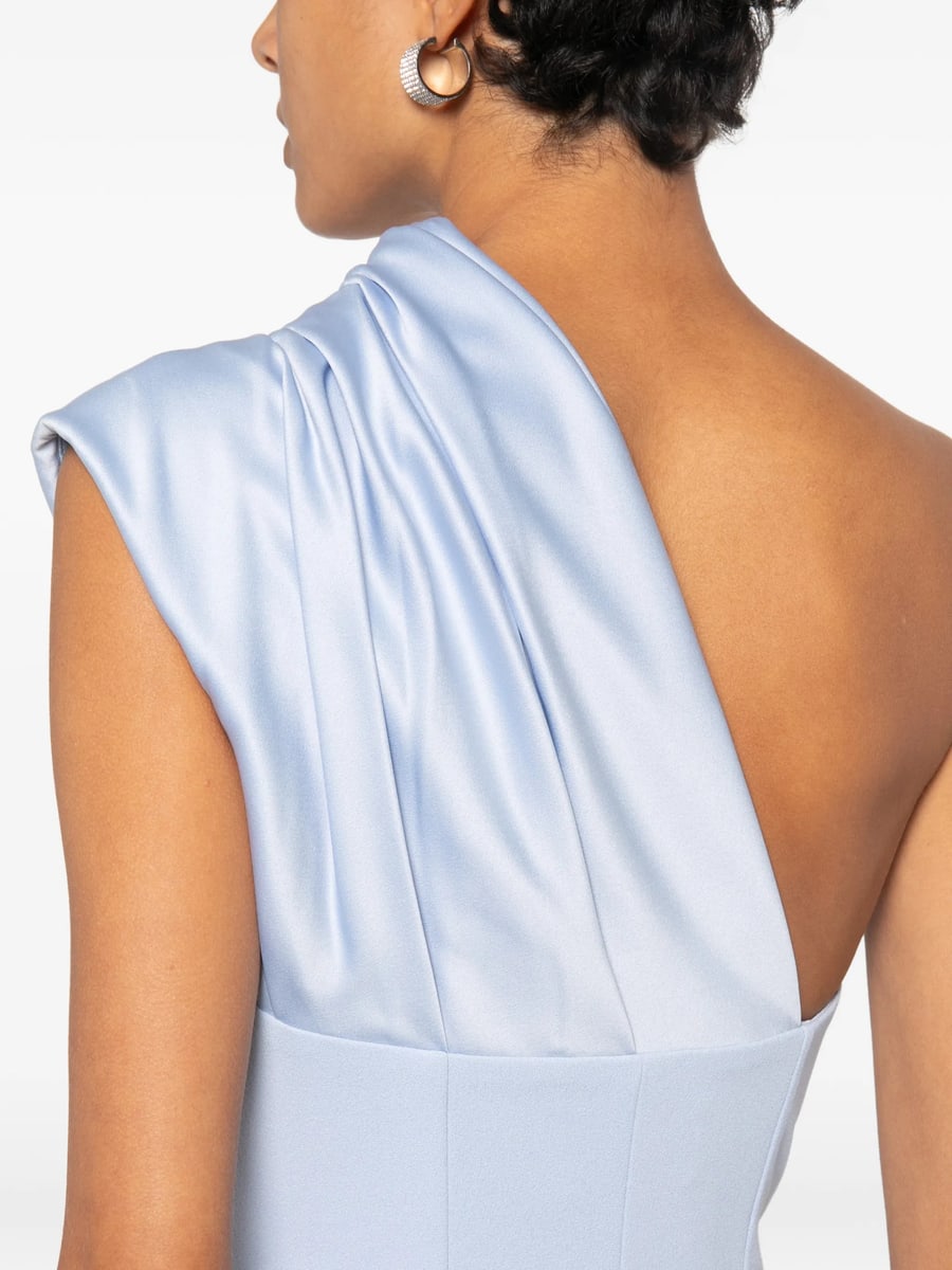 Solace London Solace London Gracie One-shoulder Draped Maxi Dress, view 2
