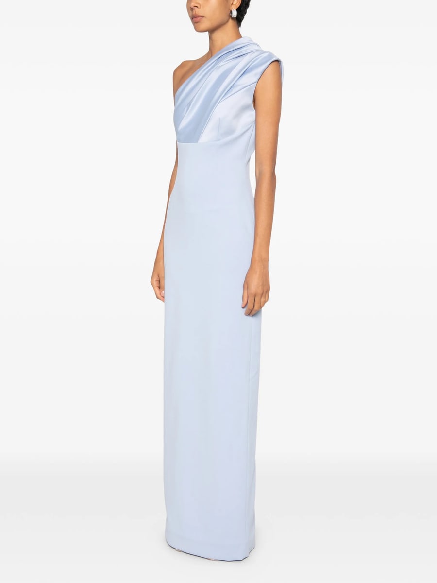 Solace London Solace London Gracie One-shoulder Draped Maxi Dress, view 3