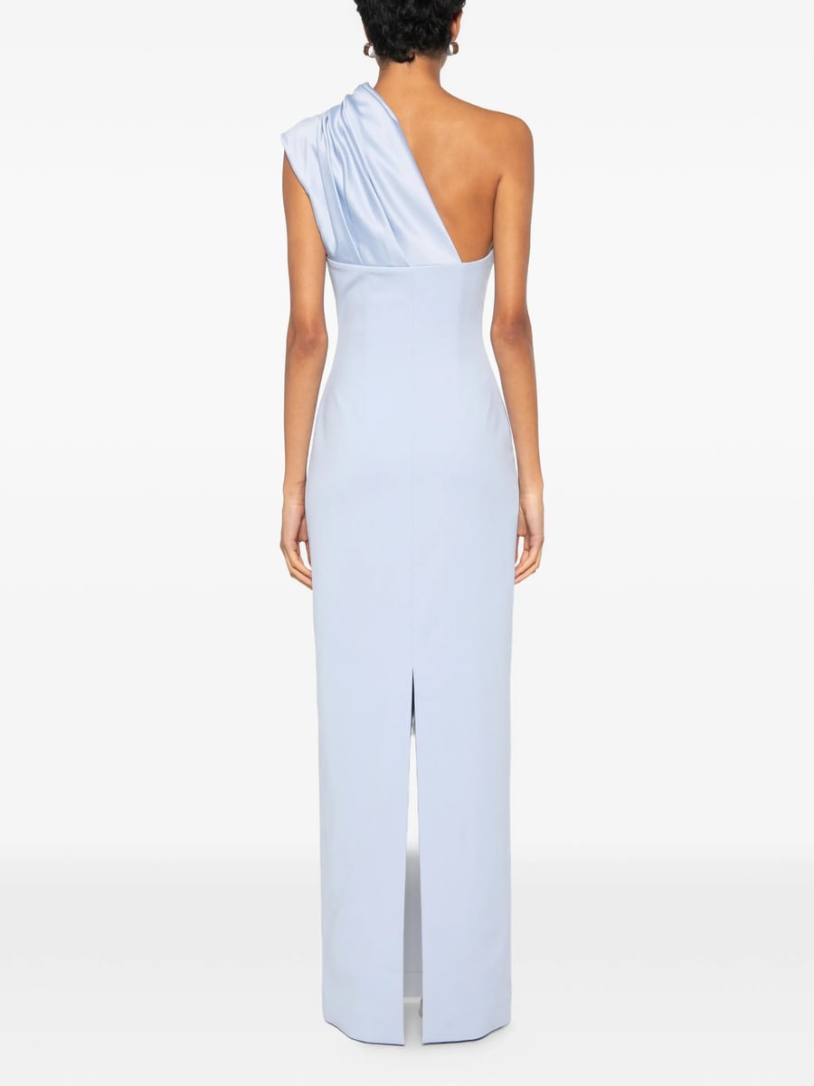 Solace London Solace London Gracie One-shoulder Draped Maxi Dress, view 4