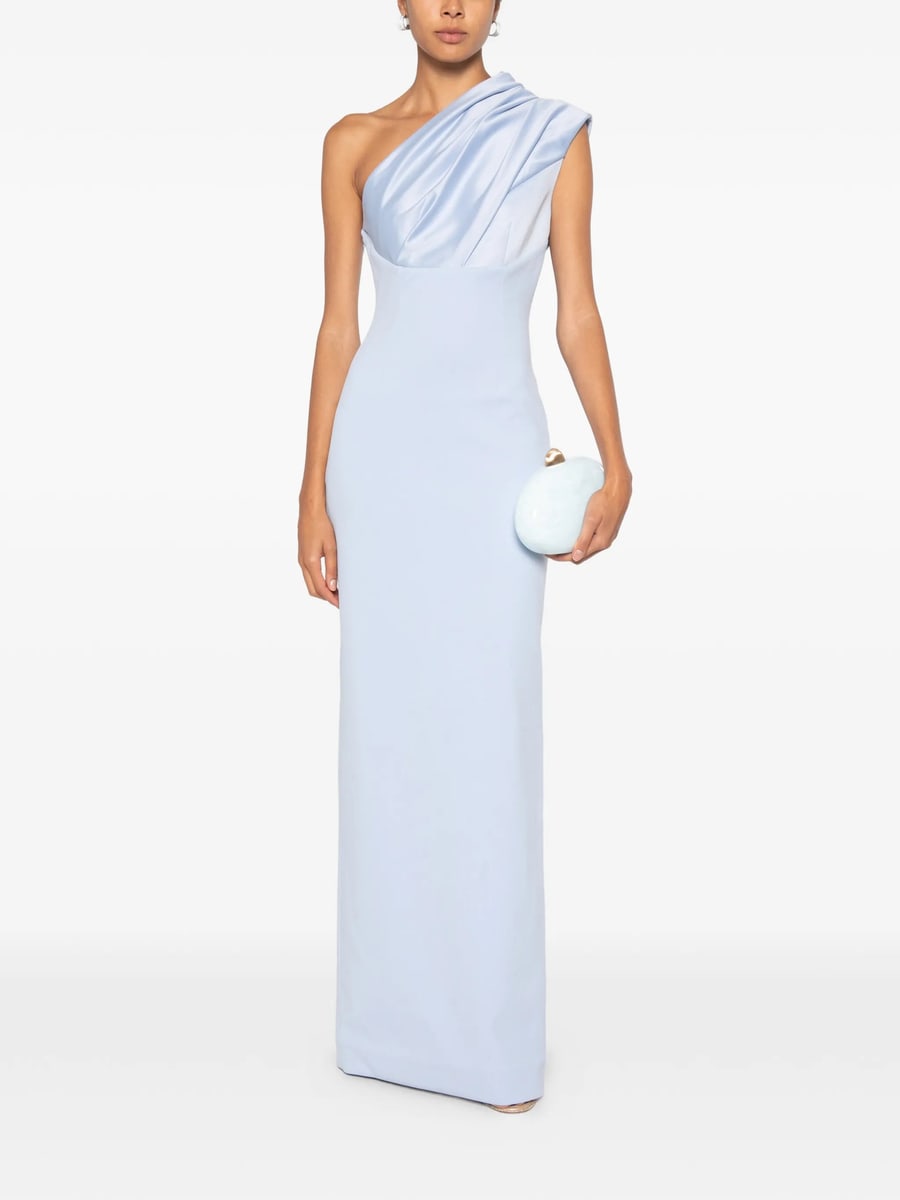Solace London Solace London Gracie One-shoulder Draped Maxi Dress, view 5